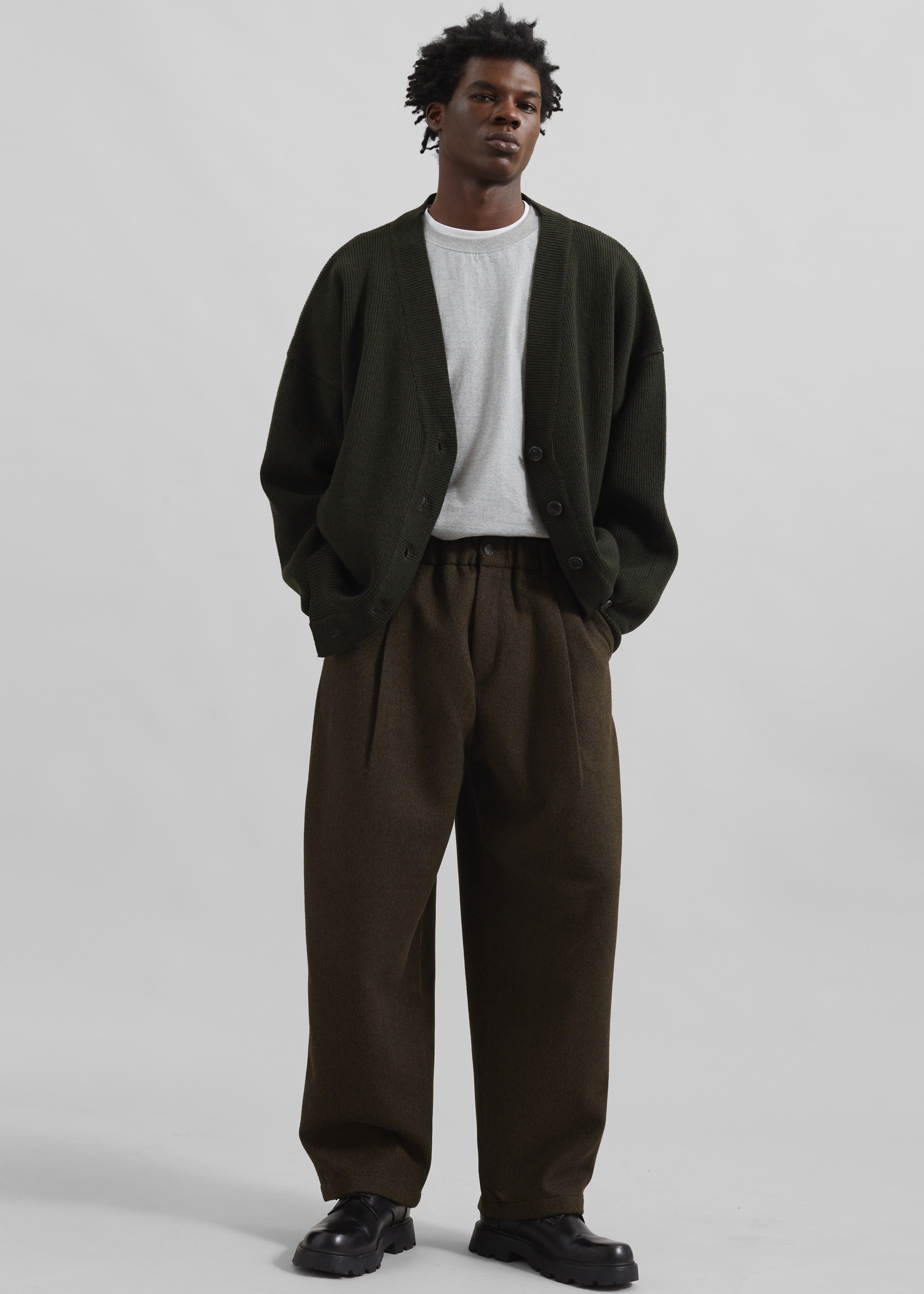 Felix Trousers - Dark Olive - 4