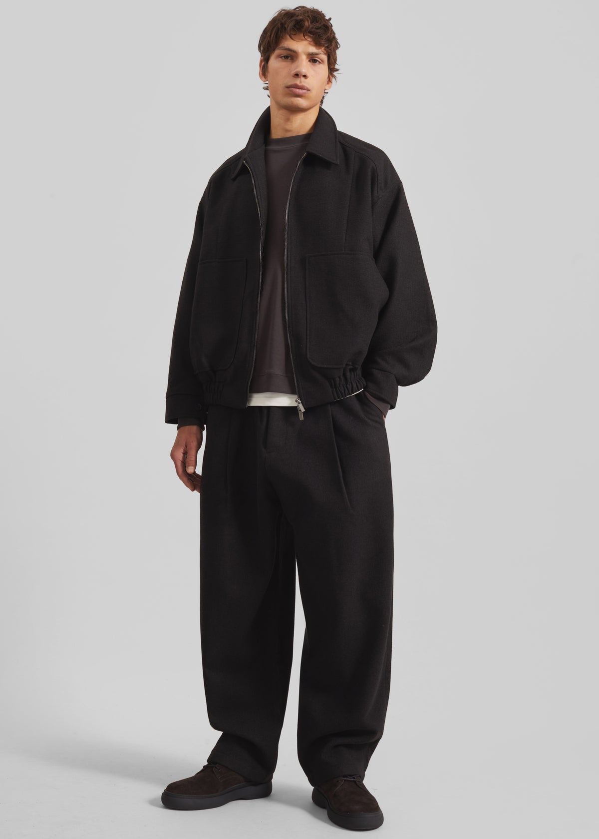 Felix Wool Blend Jacket - Black - 2