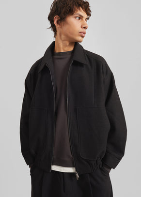 Felix Wool Blend Jacket - Black