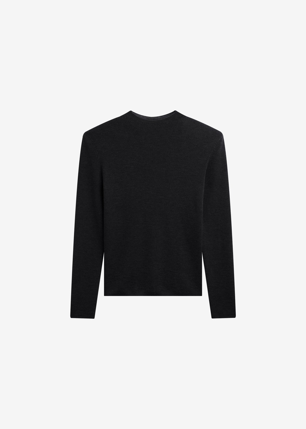 Fenna Knit Padded Sweater - Black