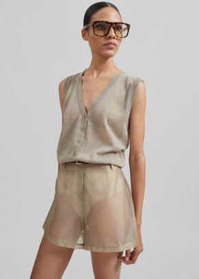 Fern Vest - Beige