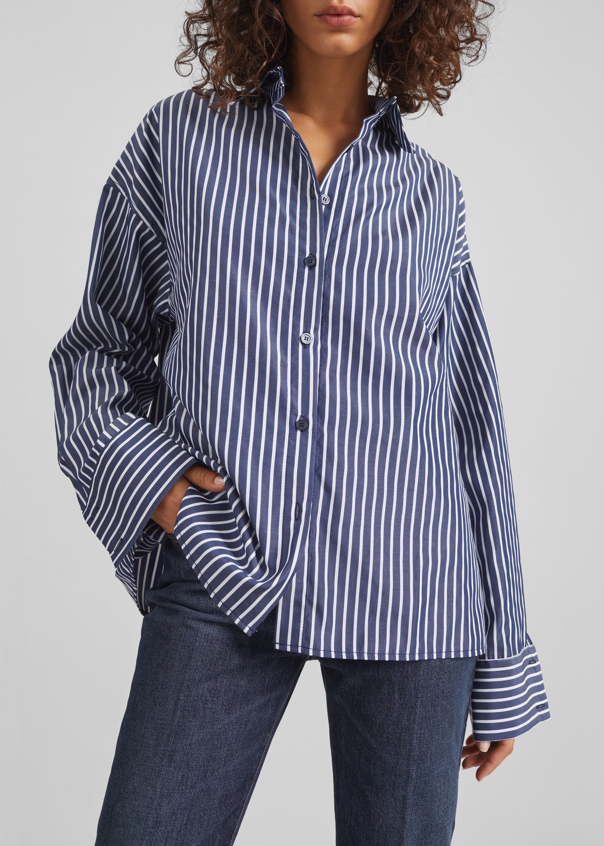 Forli Shirt - Navy/White Stripe - 7