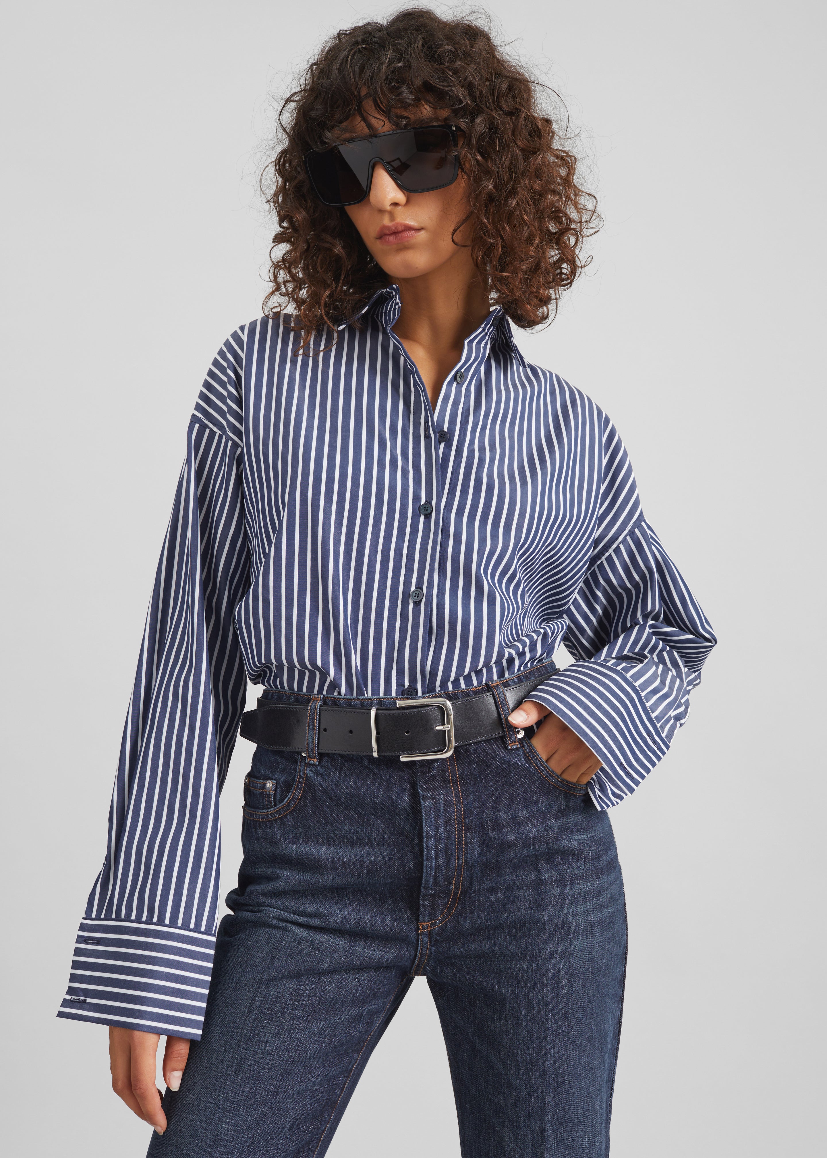Forli Shirt - Navy/White Stripe - 9
