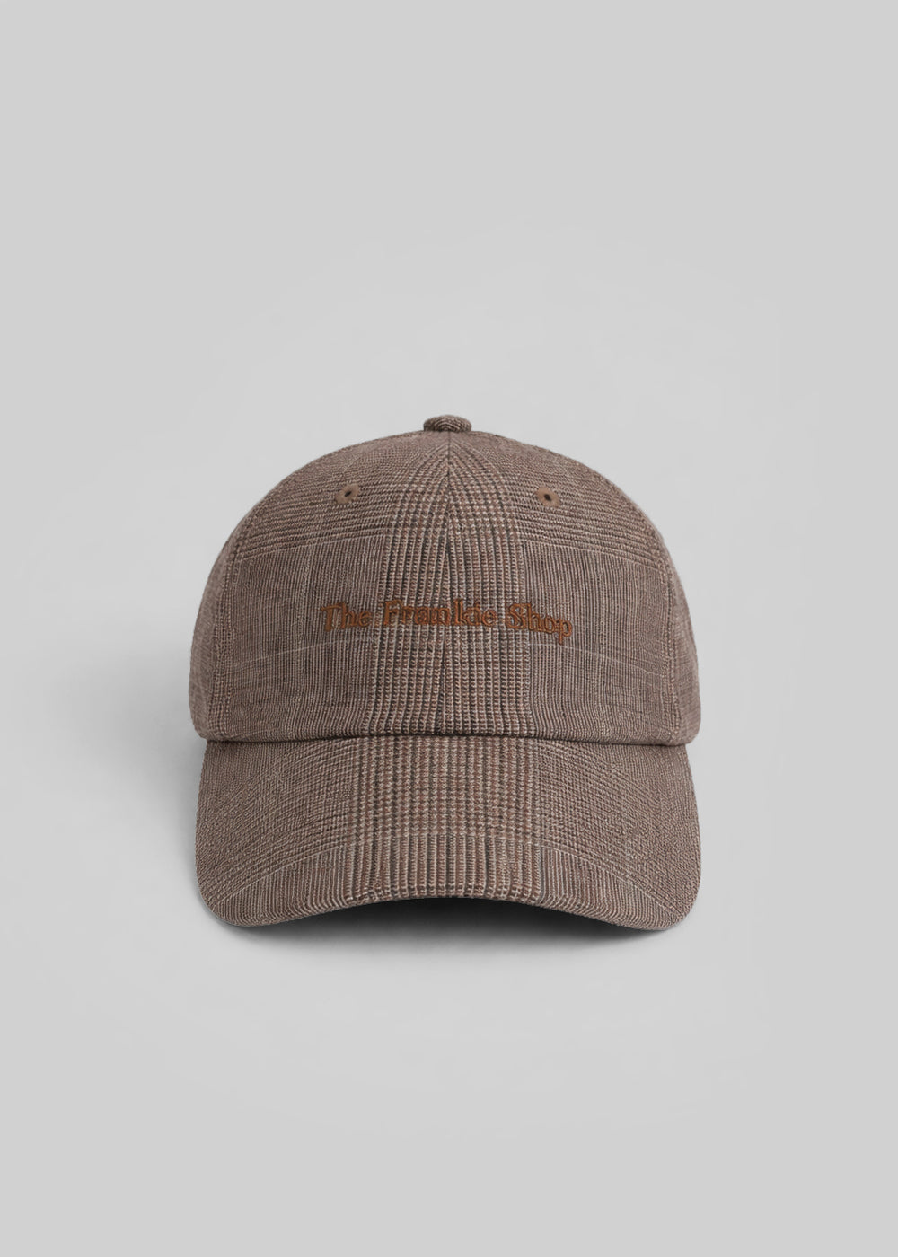 Frankie Baseball Cap - Brown Glen Plaid - 1
