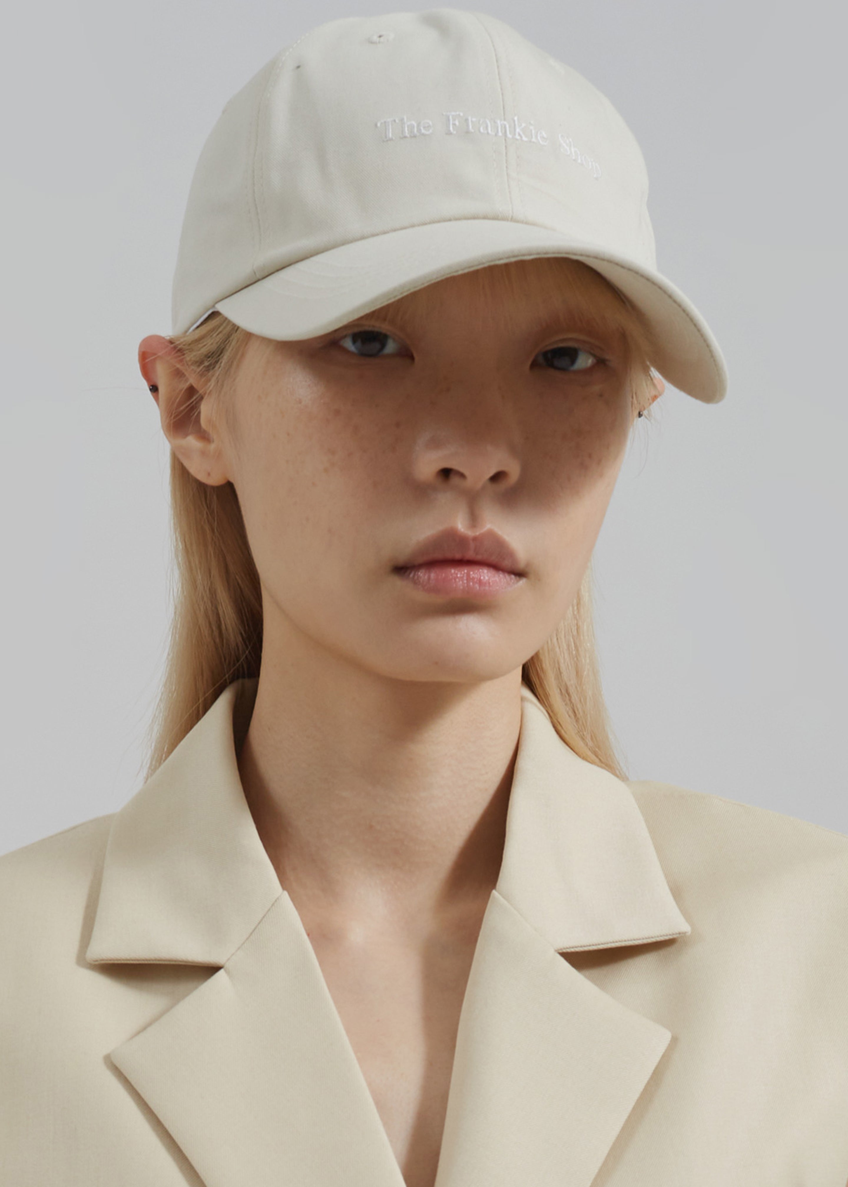 Frankie Baseball Cap - Ivory - 3