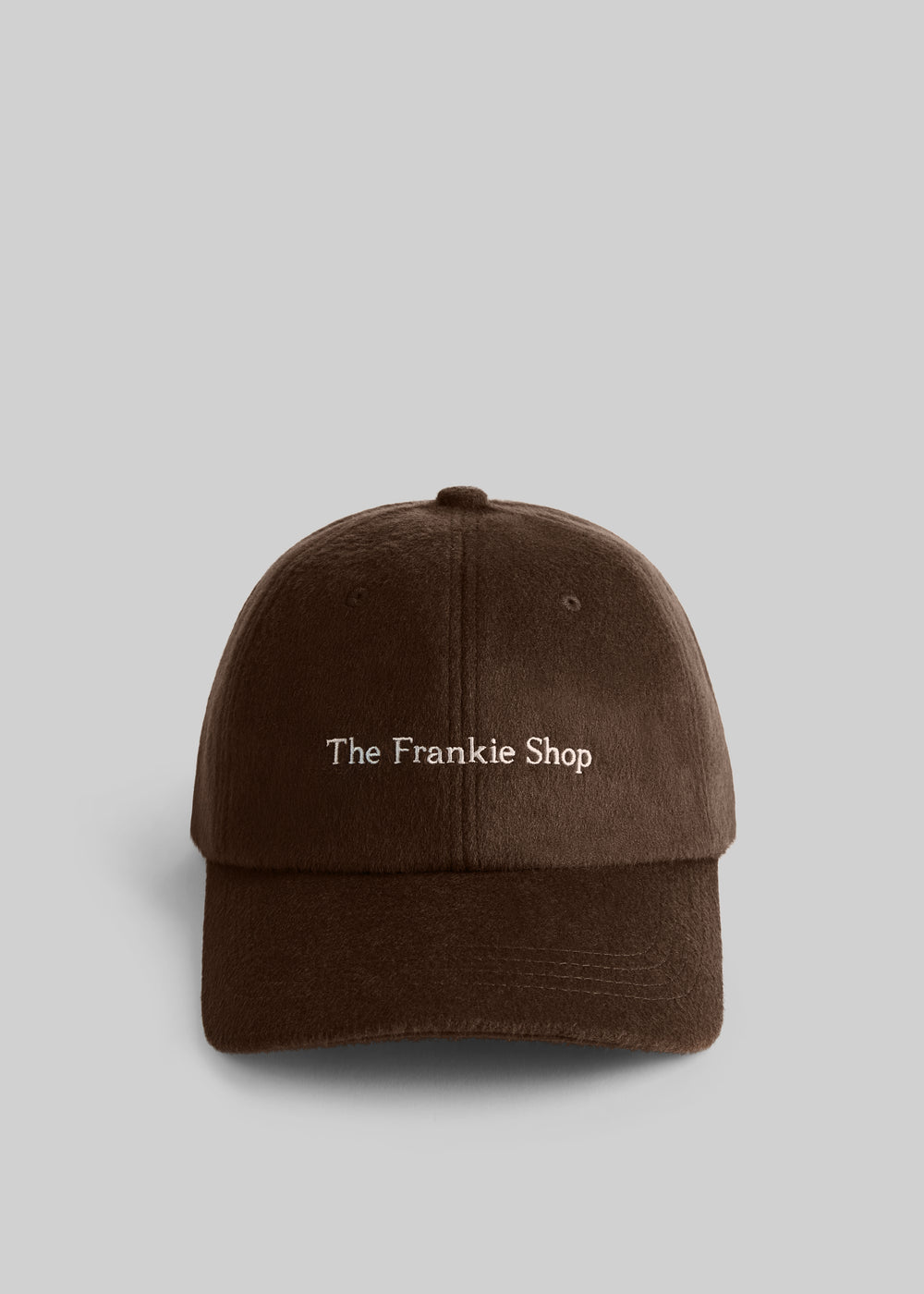 Frankie Wool Baseball Cap - Chocolate