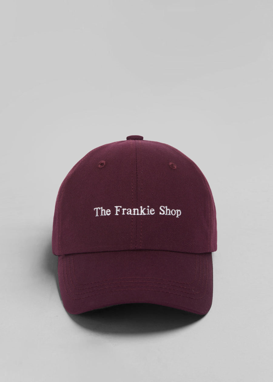 Noxley Pillbox Hat - Burgundy – The Frankie Shop