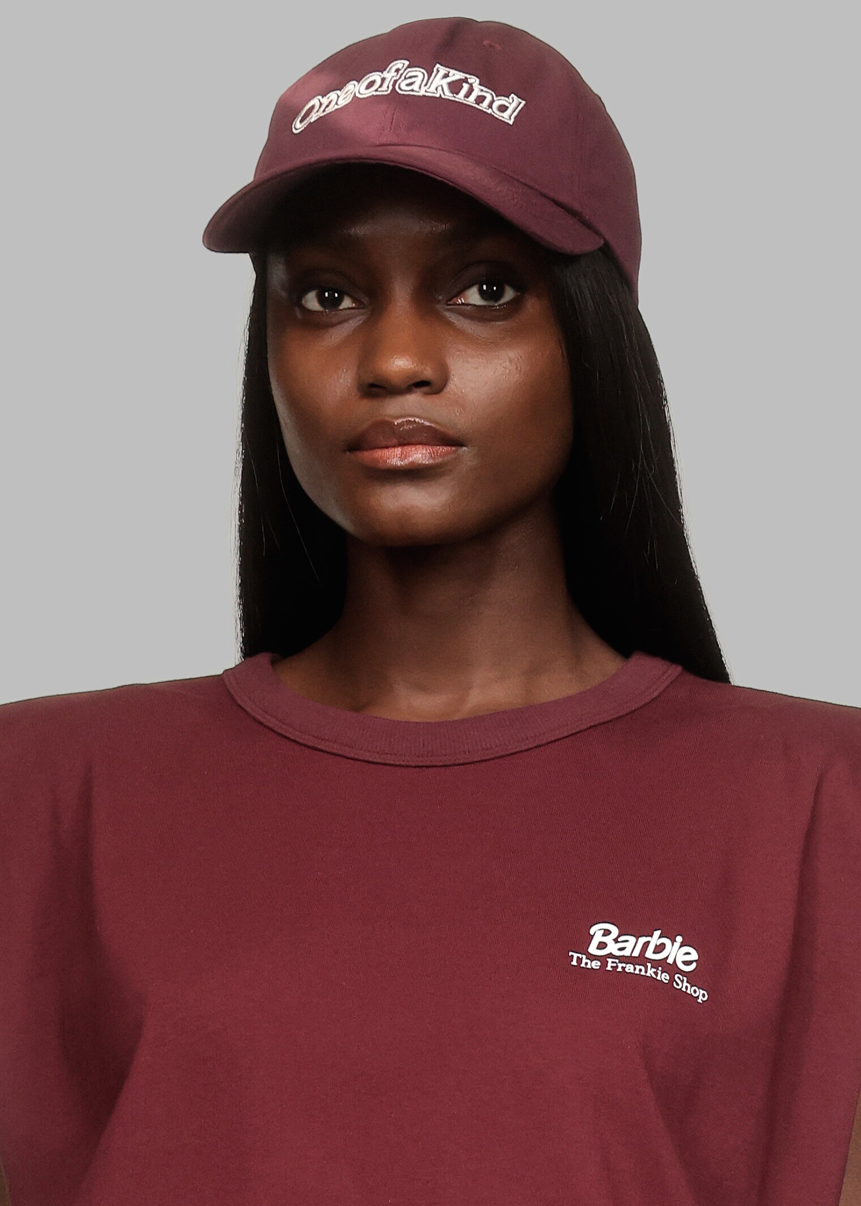 Frankie Ken Baseball Cap x Barbie™ - Burgundy - 3