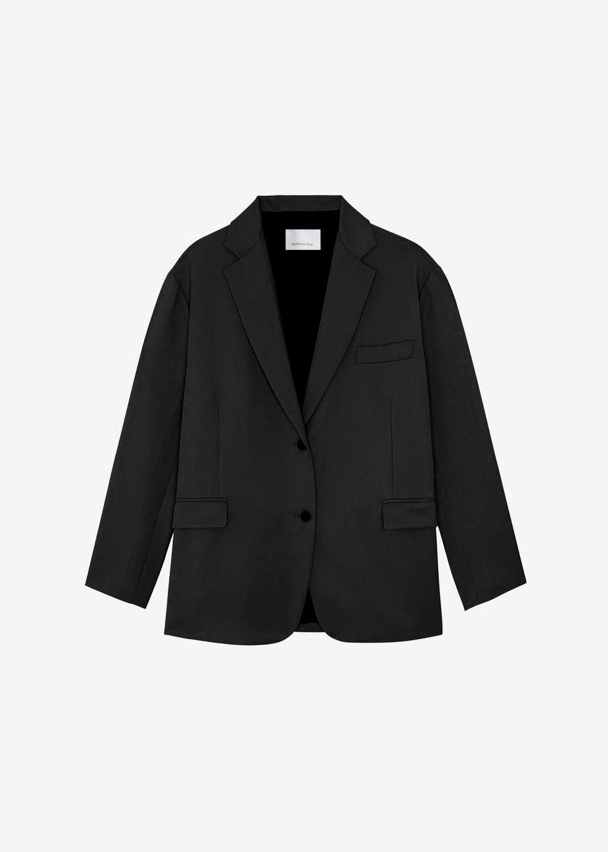 Frankie Oversized Boyfriend Blazer - Black - 9