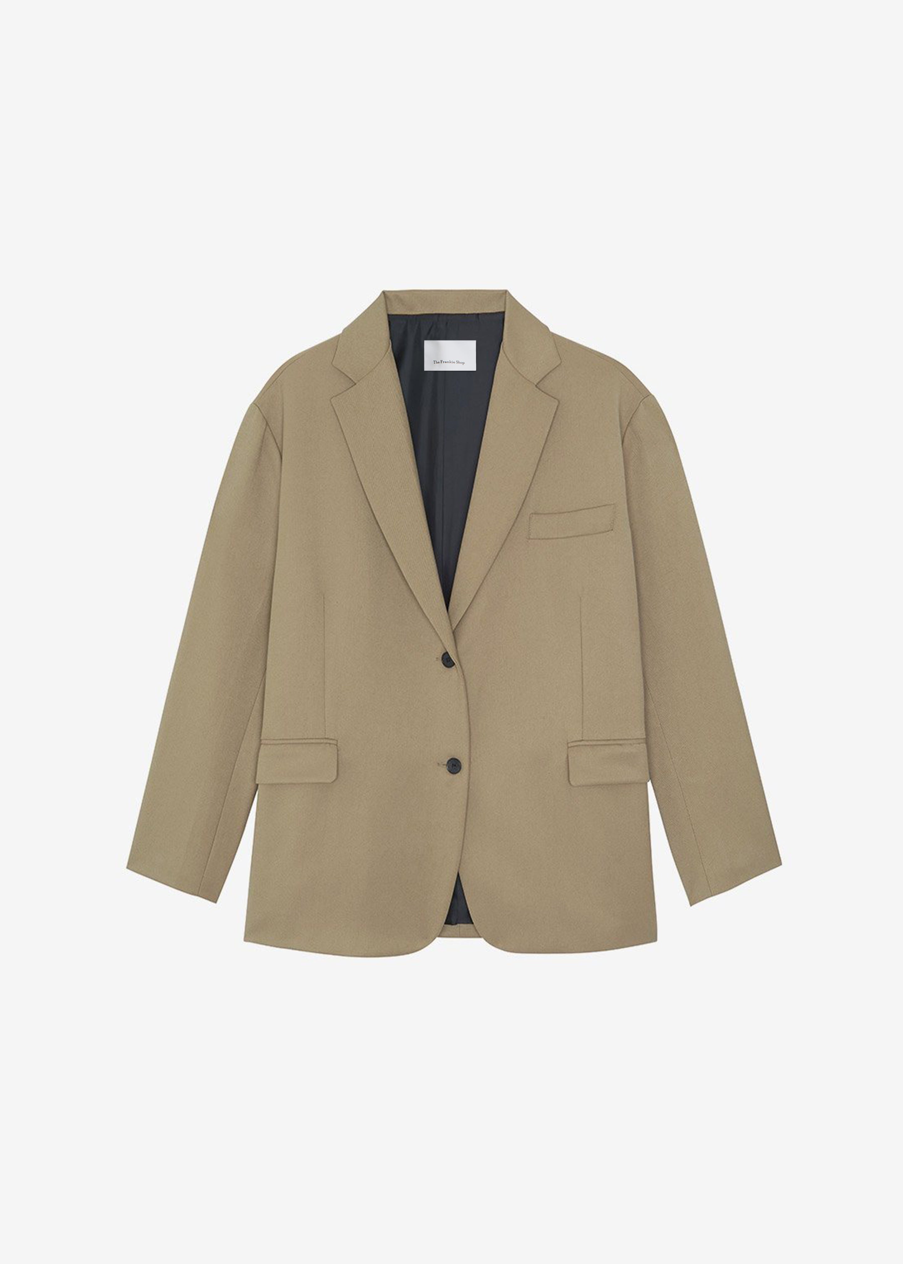 Frankie Oversized Boyfriend Blazer - Desert Taupe - 9