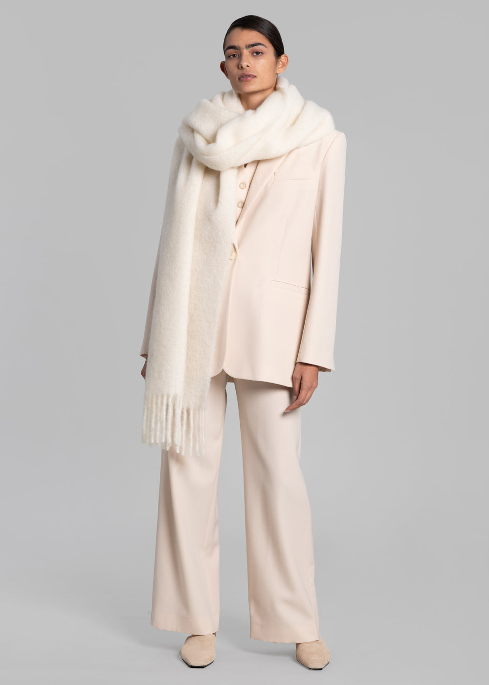 Frankie Lanne Scarf - Off White - 1