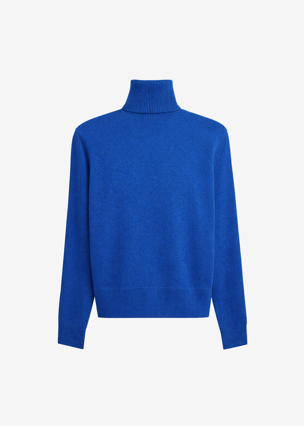 Gala Padded Knit Turtleneck - Blue