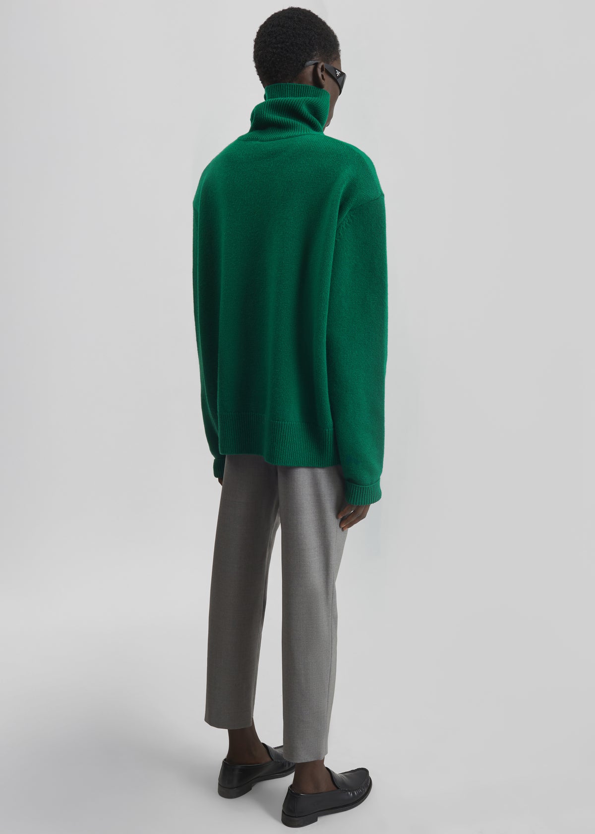 Gala Padded Knit Turtleneck - Forest Green - 5