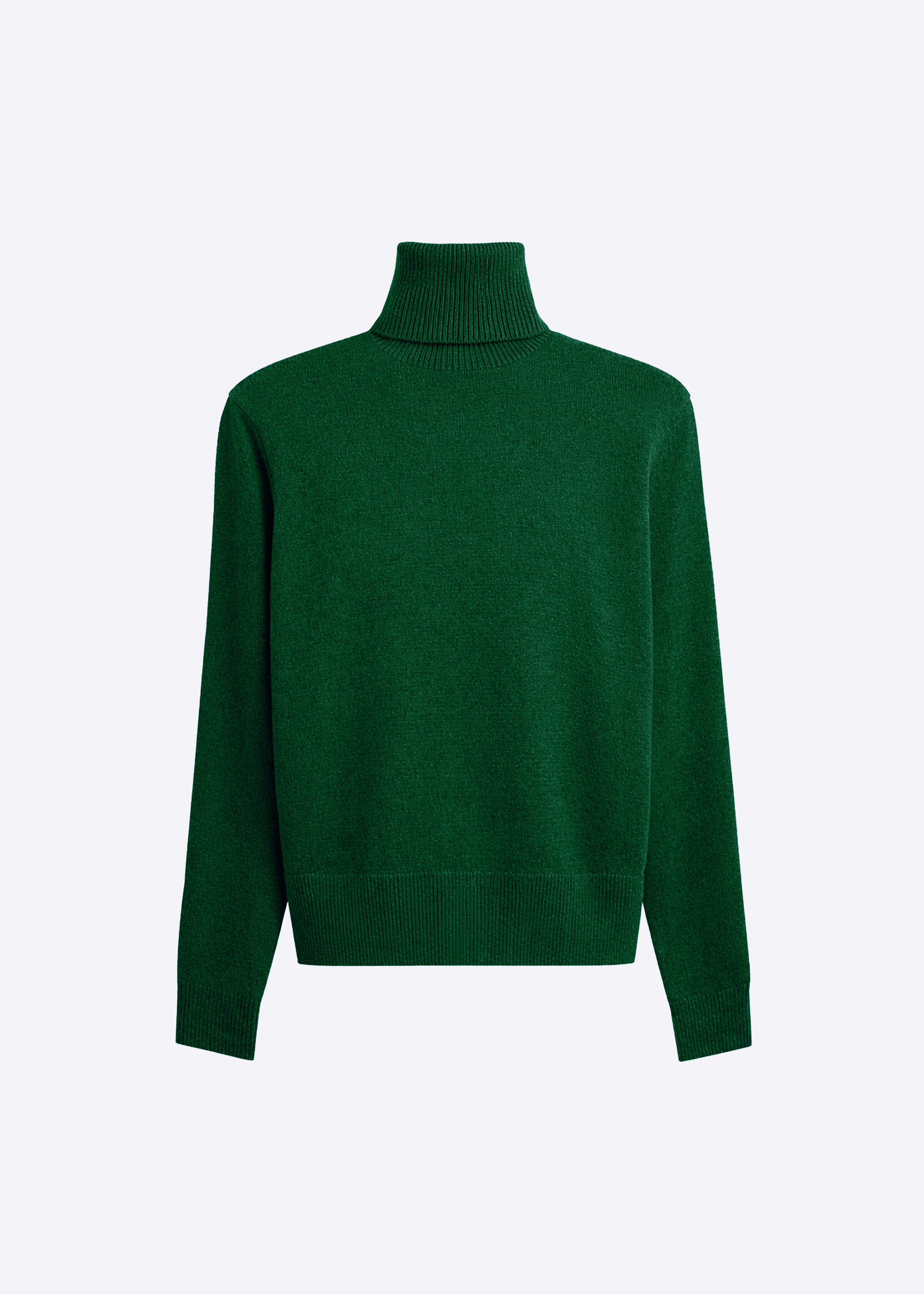 Gala Padded Knit Turtleneck - Forest Green – The Frankie Shop
