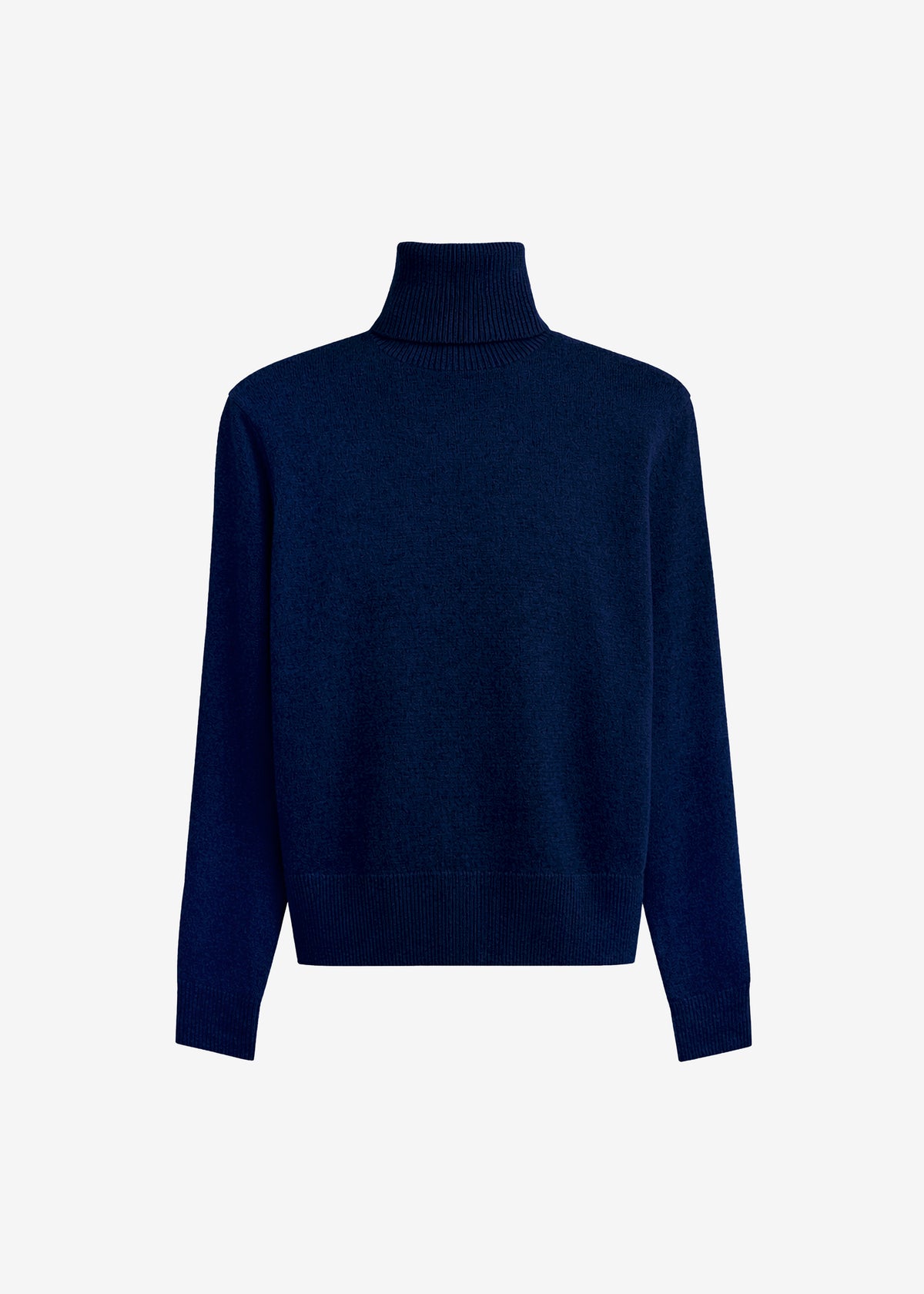 Gala Padded Knit Turtleneck - Navy