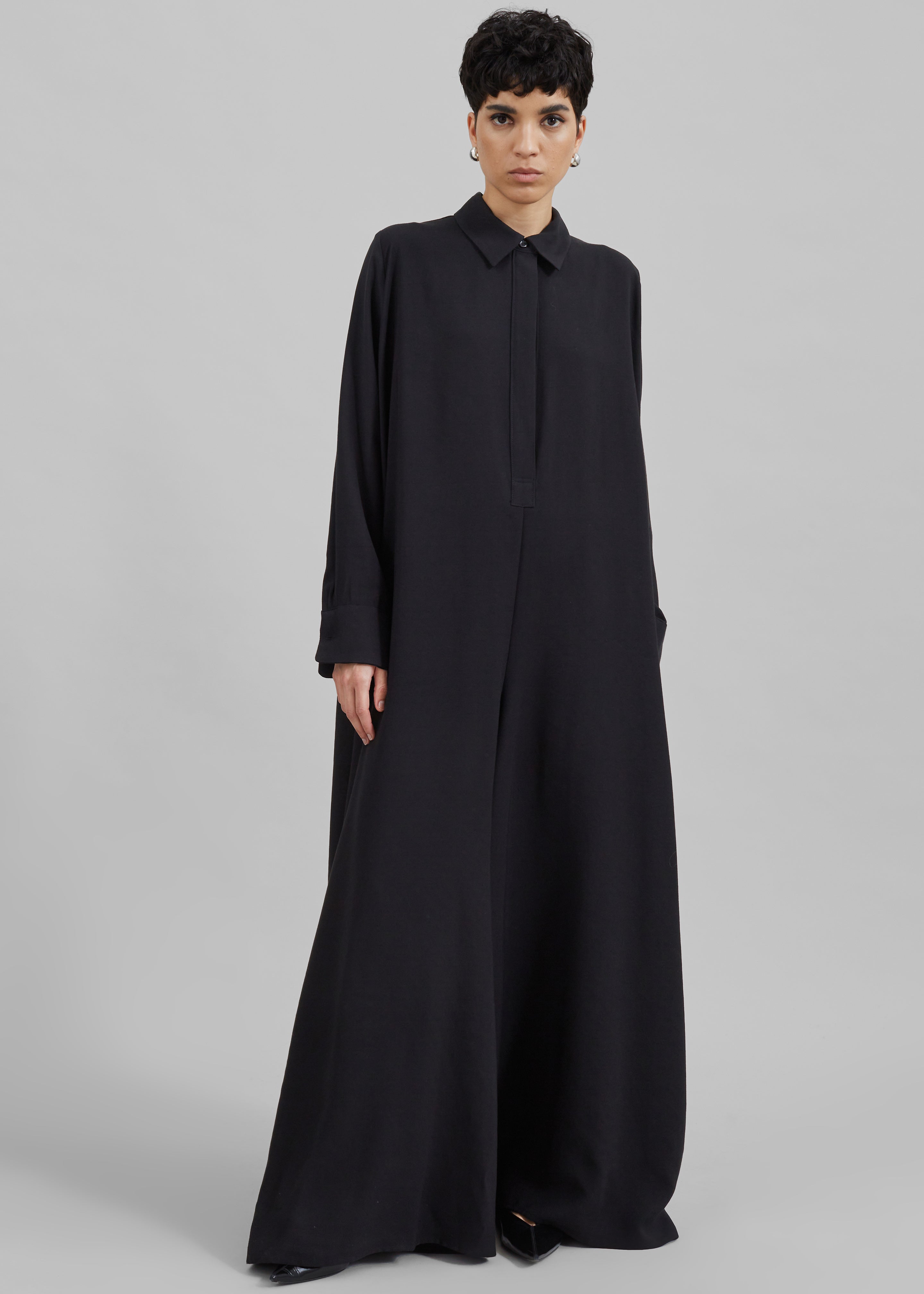 Gatsby Oversized Jumpsuit - Black - 4