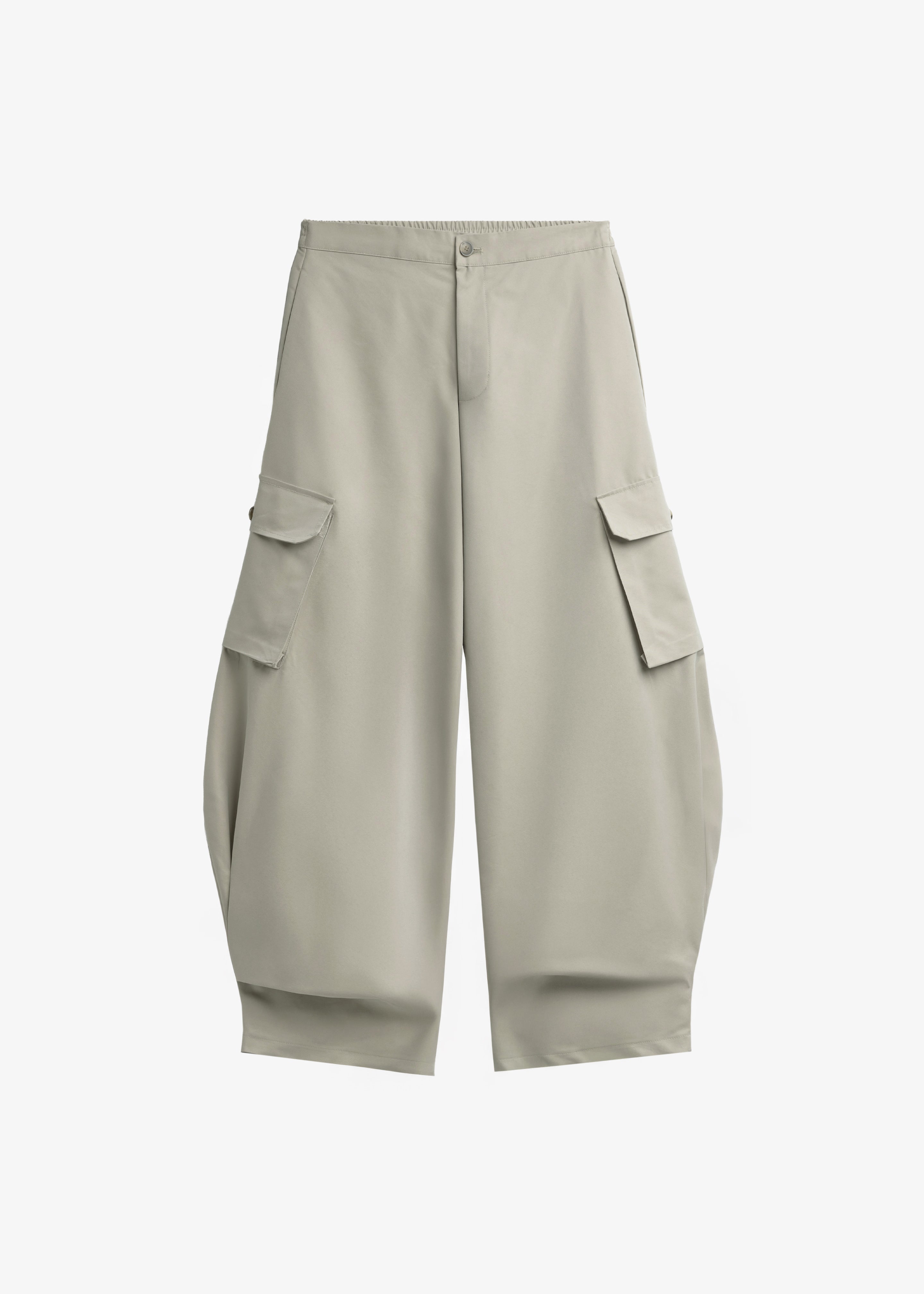 Geilo Barrel Leg Pants - Beige - 7
