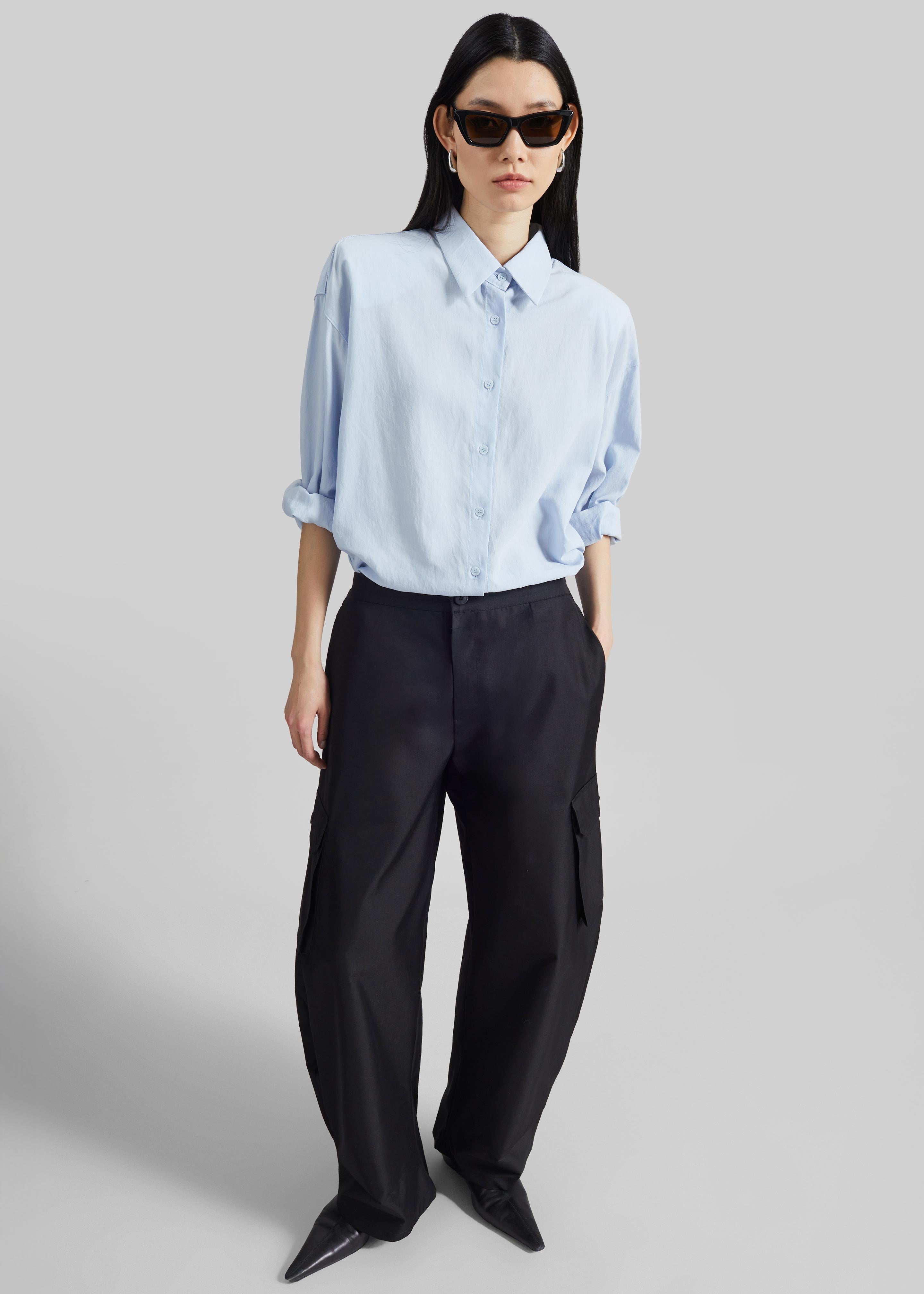 Geilo Barrel Leg Pants - Black - 6