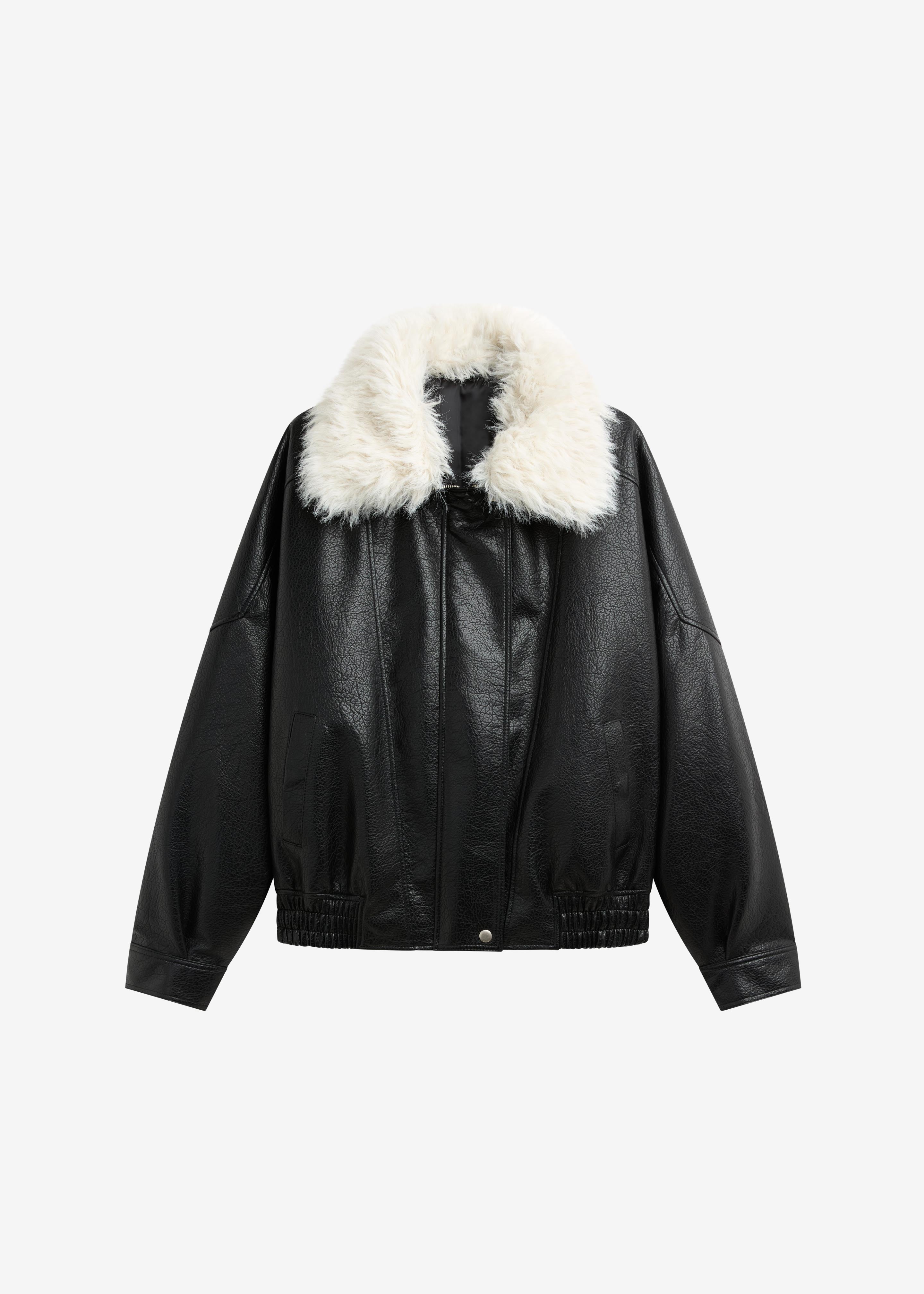 Gemonio Faux Leather Jacket - Black – The Frankie Shop
