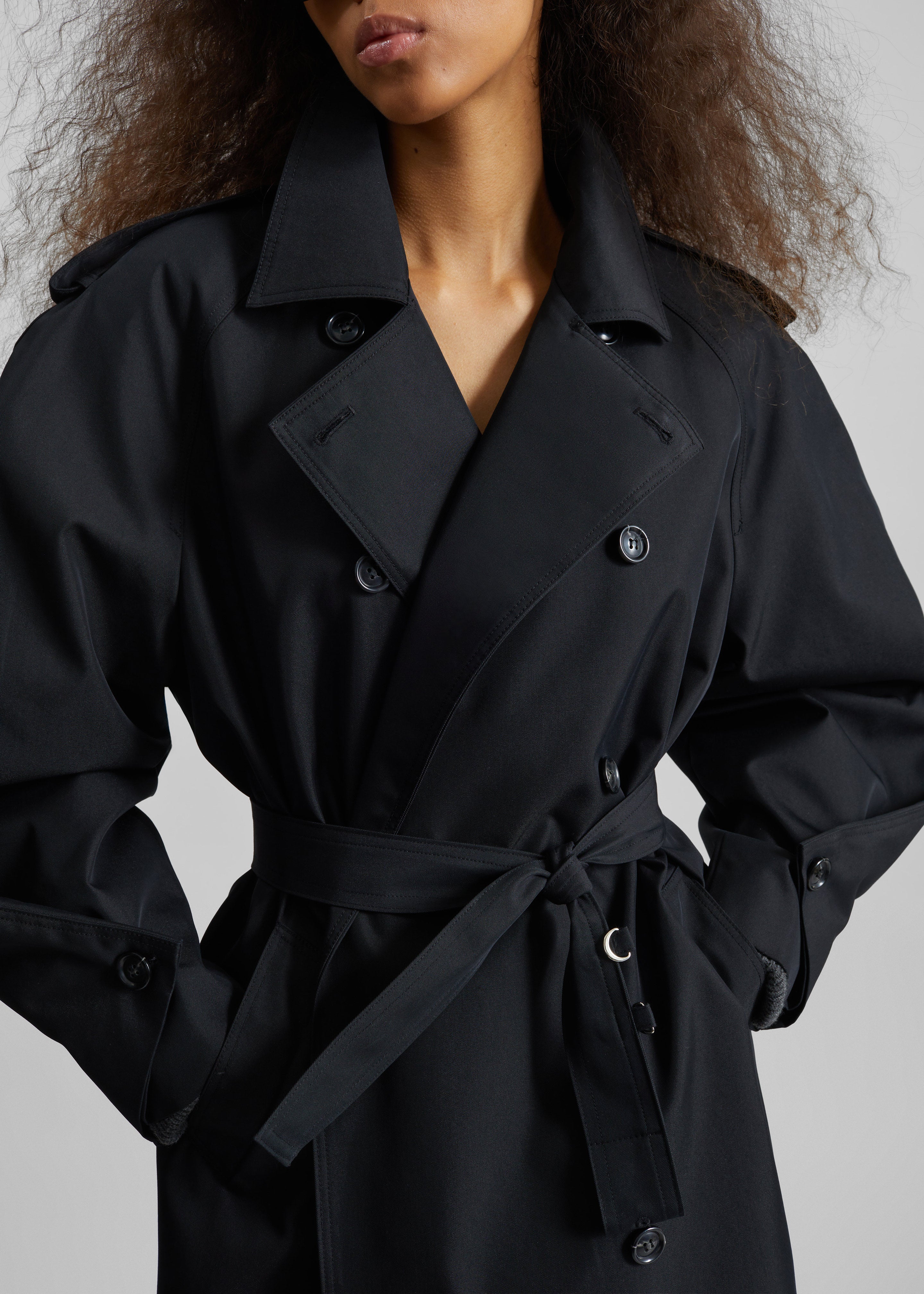 ジャケット・アウター Selle glant MA-1 DOCKING TORENCH COAT Genoa Padded Trench Coat - Black – The Frankie Shop