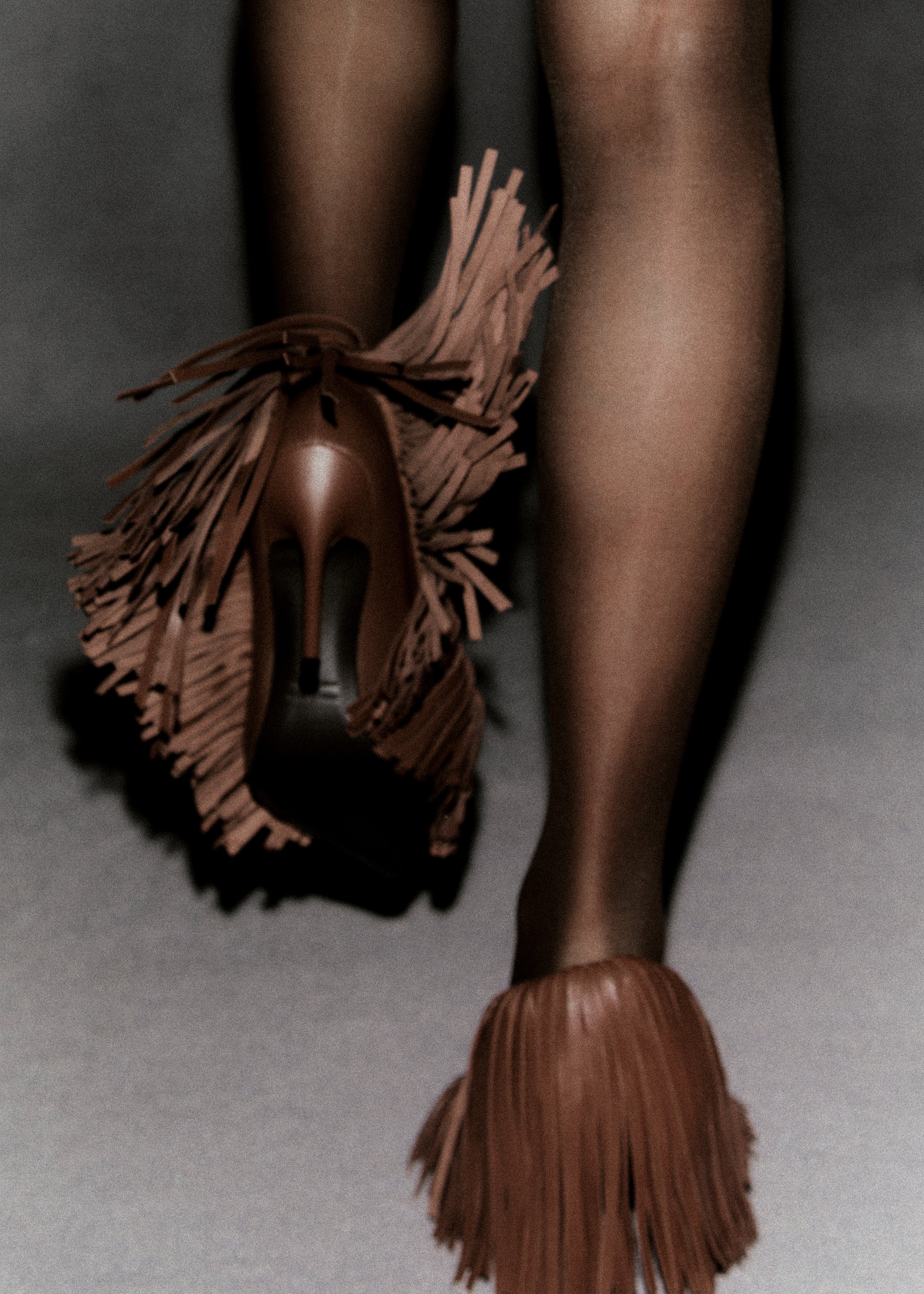 Giaborghini Amelia Fringe Pumps - Tiramisu - 1