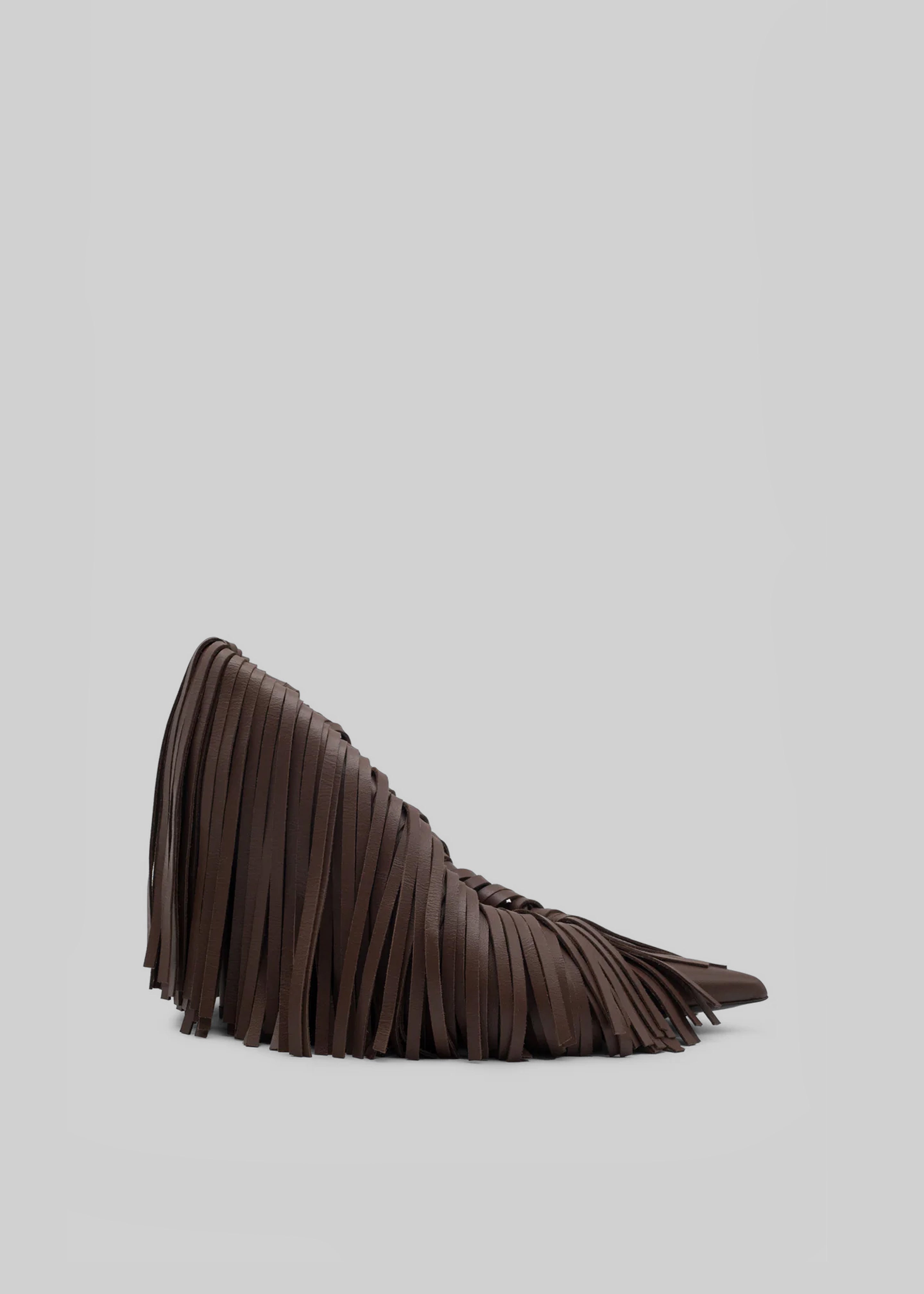 Giaborghini Amelia Fringe Pumps - Tiramisu - 6