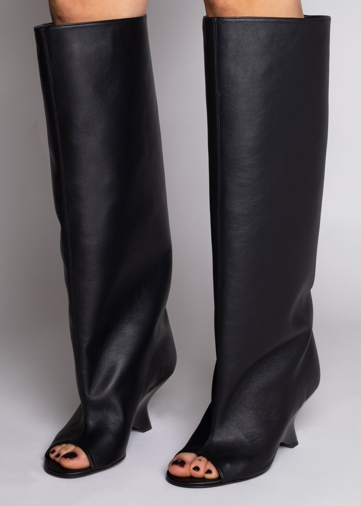 Gia Borghini Ninette Boots - Black - 1