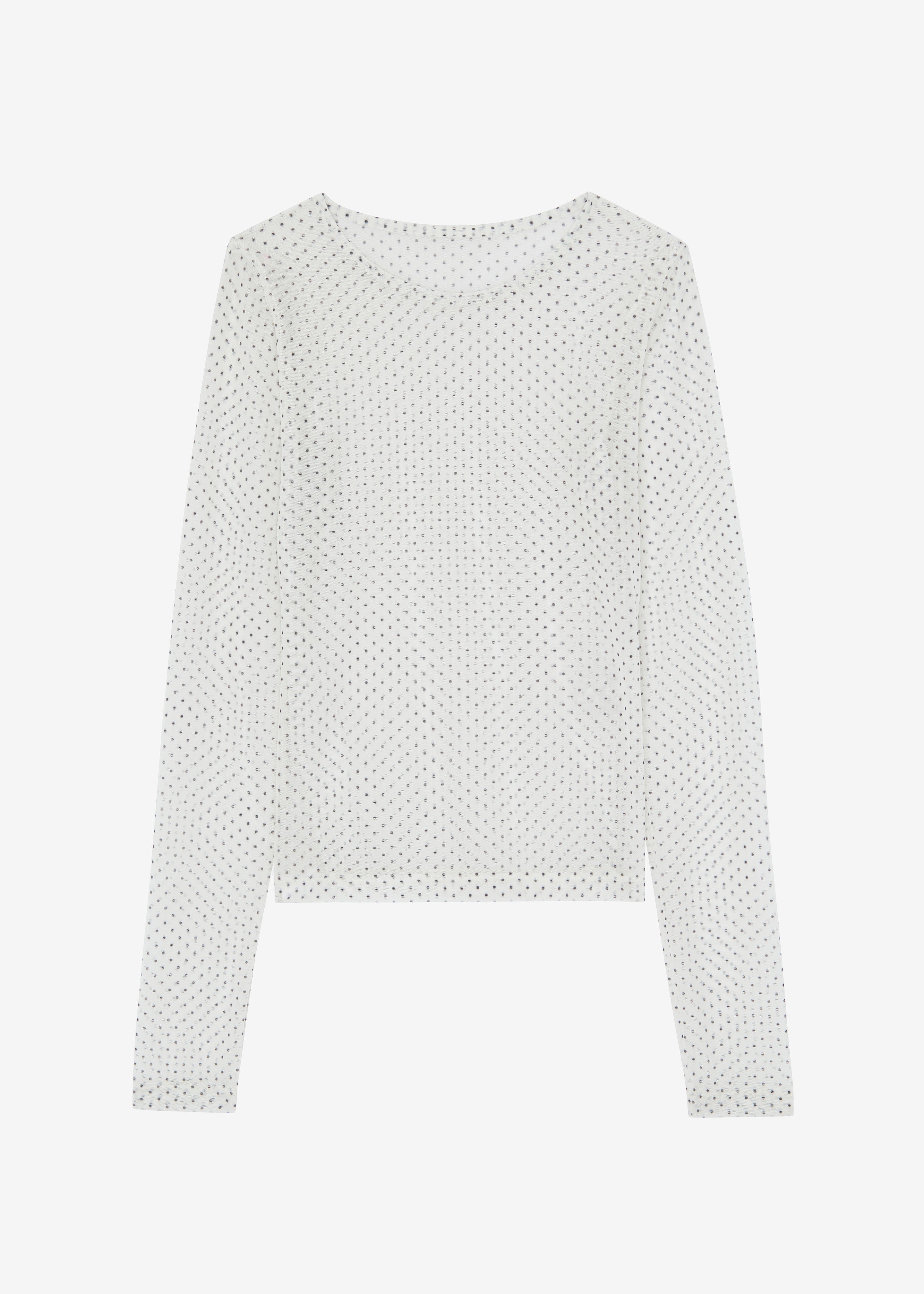 Polka dot outlets top