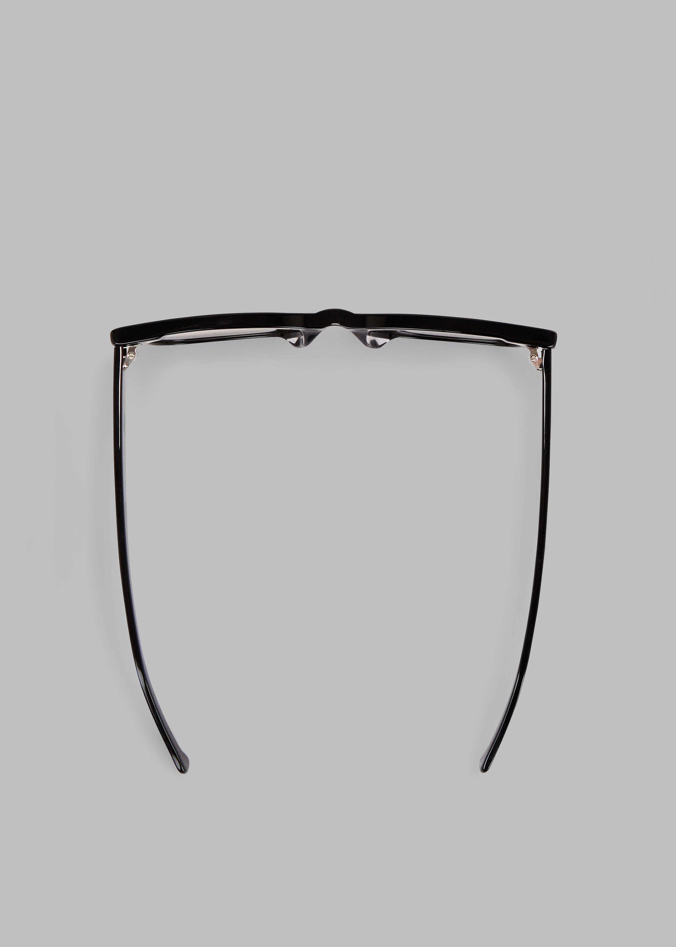 Gince Goods Danny Small Sunglasses - Black/Gradient Brown - 6