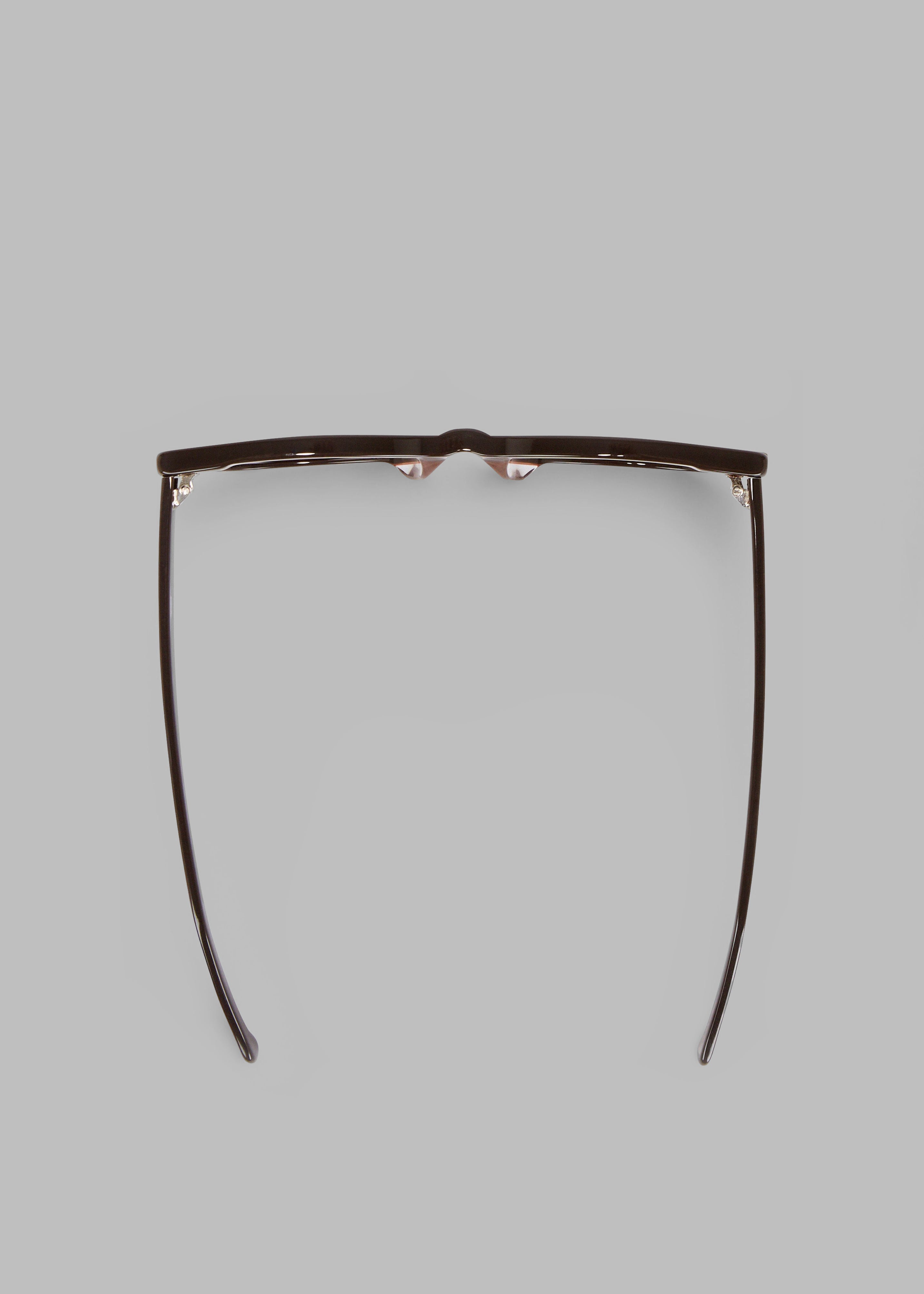 Gince Goods Danny Small Sunglasses - Chocolate Brown/Burgundy - 6