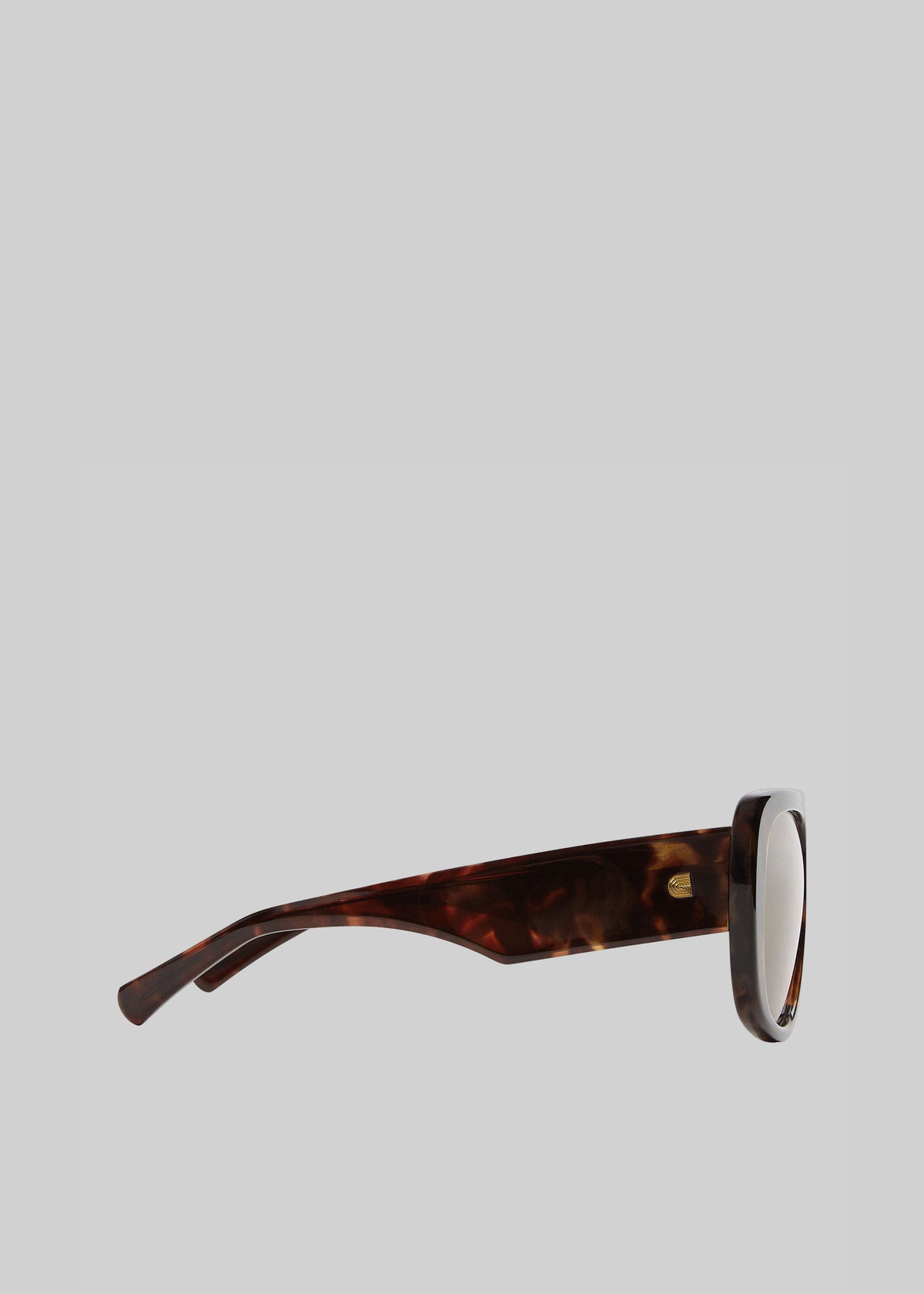 Gince Flat Top Noëll Sunglasses - Havana/Brown - 3