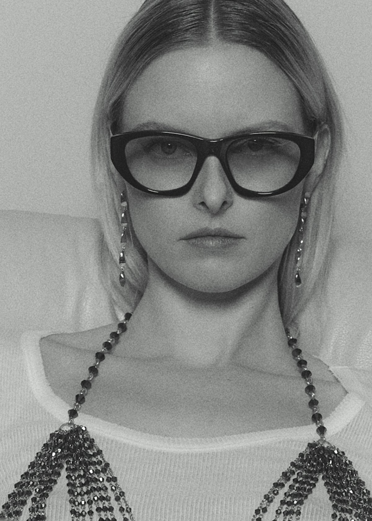 Gince Goods Classic Oval Sunglasses - Black/Yellow - 5