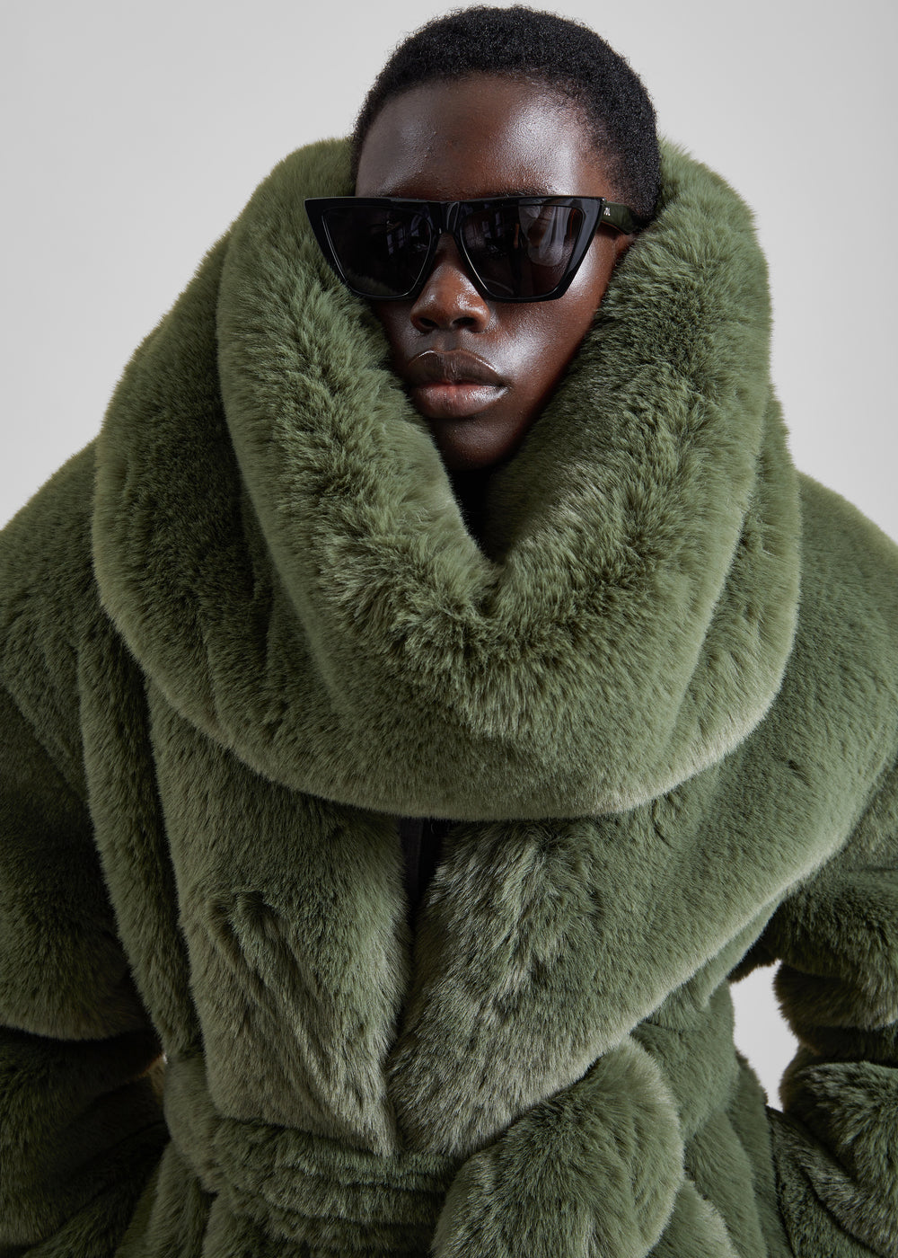 Olari Alpaca Blend Scarf - Green – The Frankie Shop