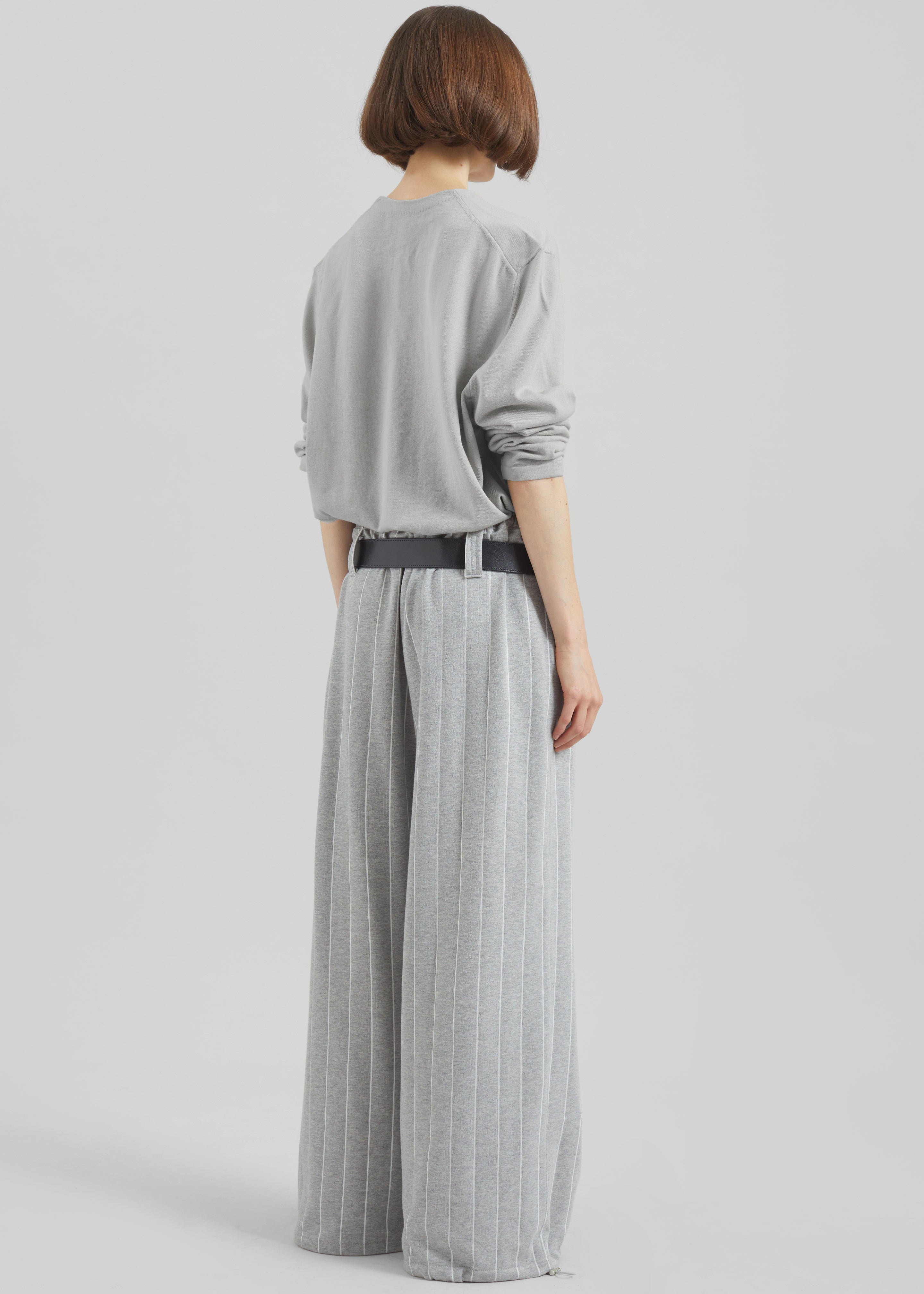 Gisby Striped Joggers - Grey - 7