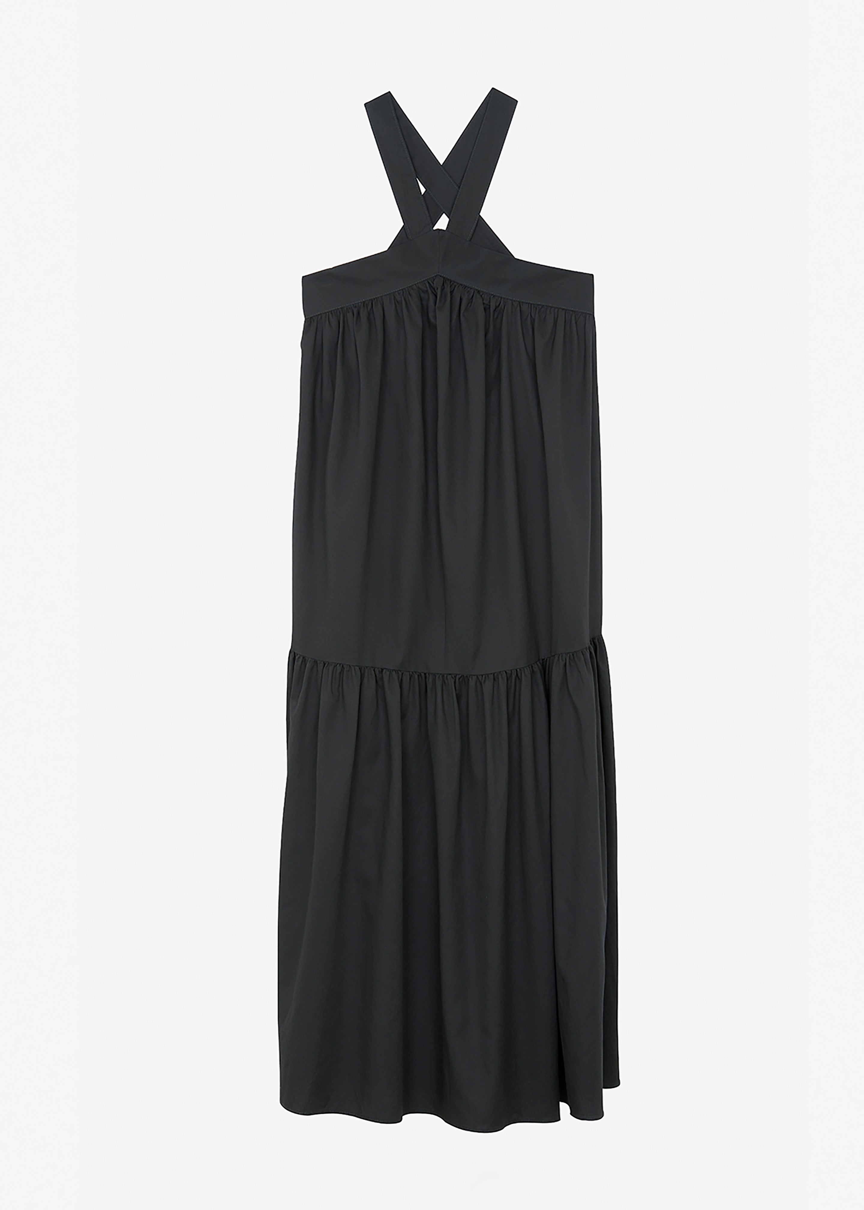 Gracie Halter Maxi Dress - Charcoal - 15