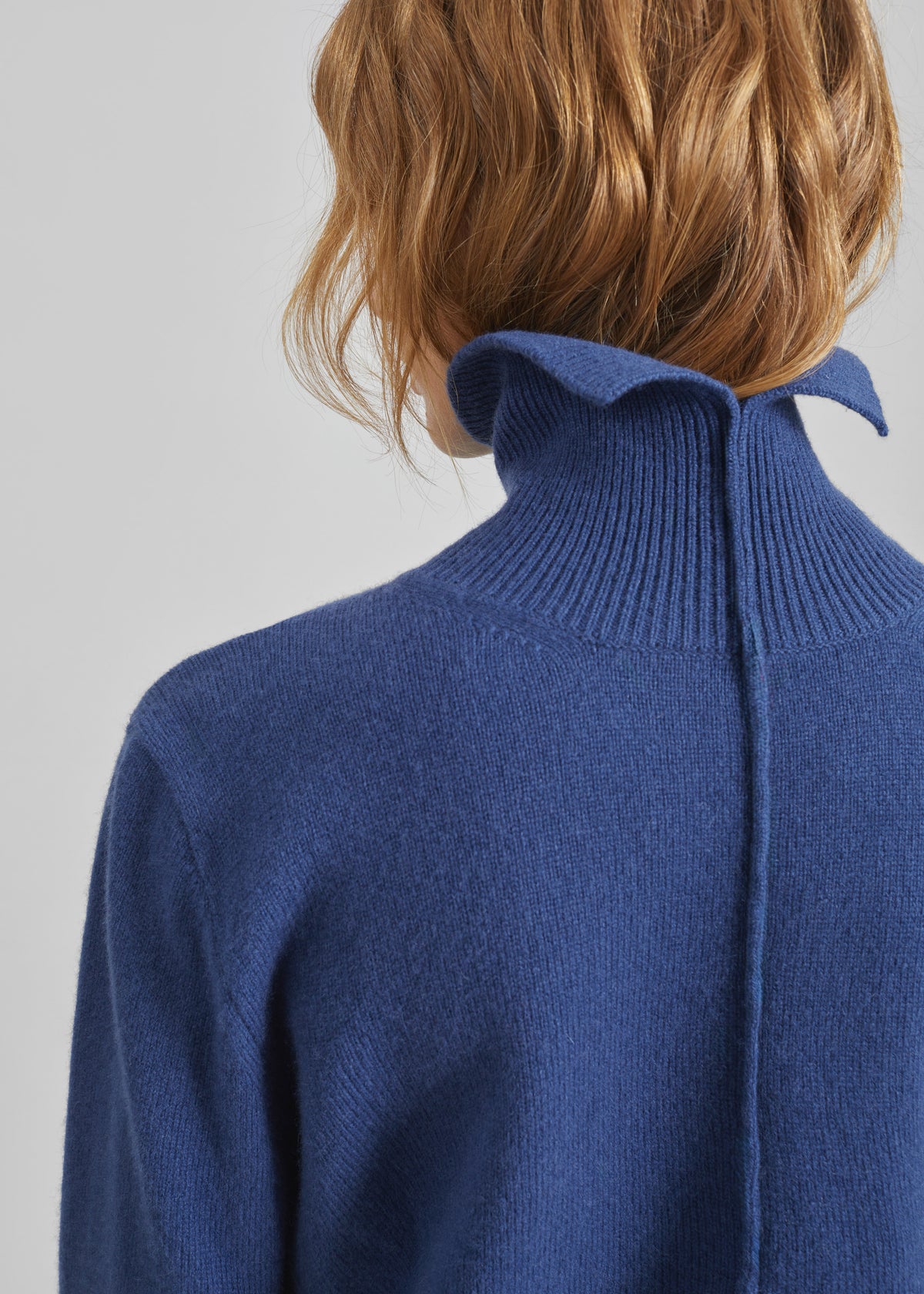 Grenaa Wool Turtleneck Sweater - Blue - 2