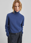 Grenaa Wool Turtleneck Sweater - Blue
