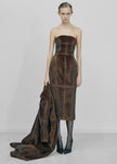 Gudu Dress #09 - Brown