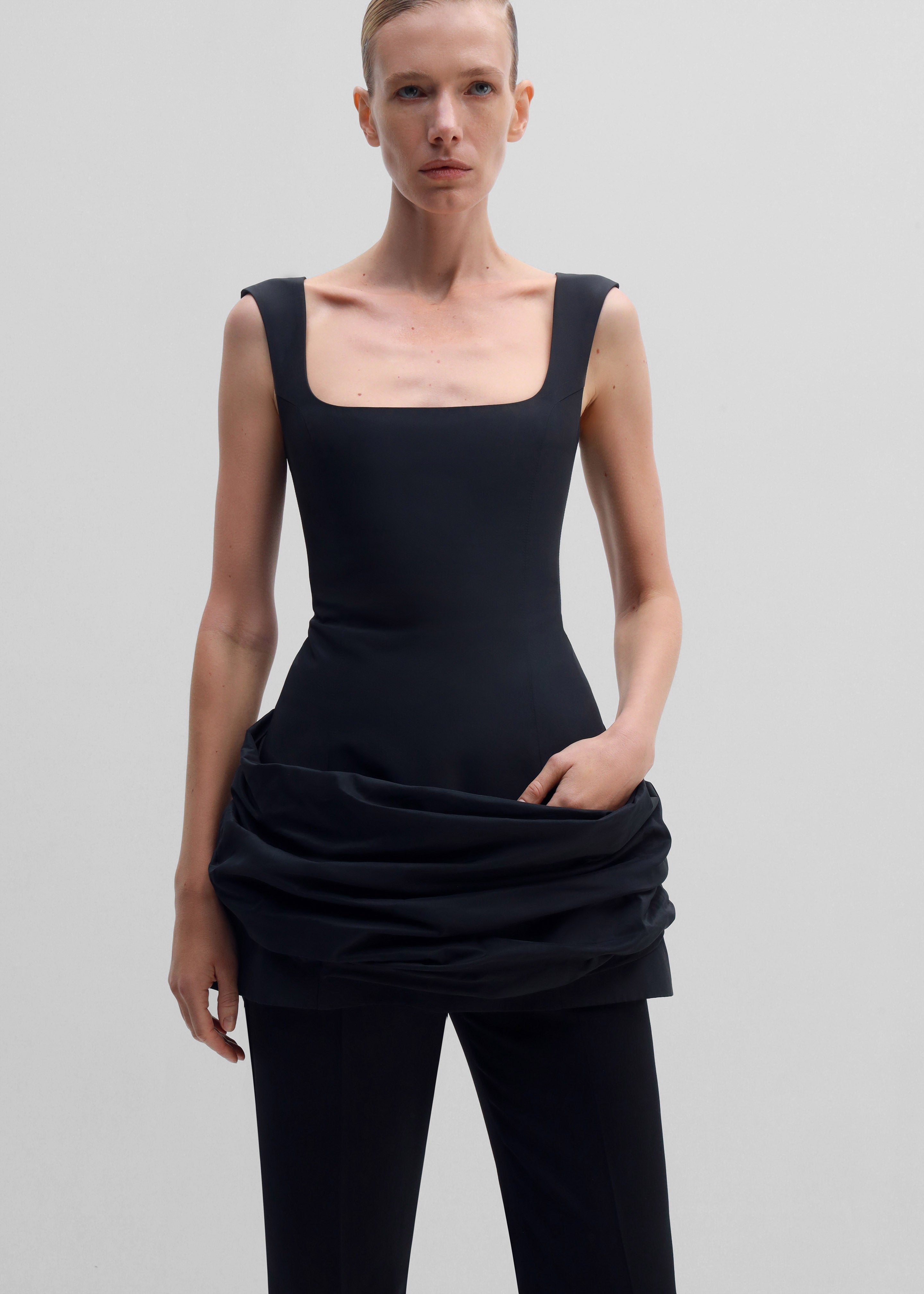 Gudu Mini Dress #04 - Black - 2