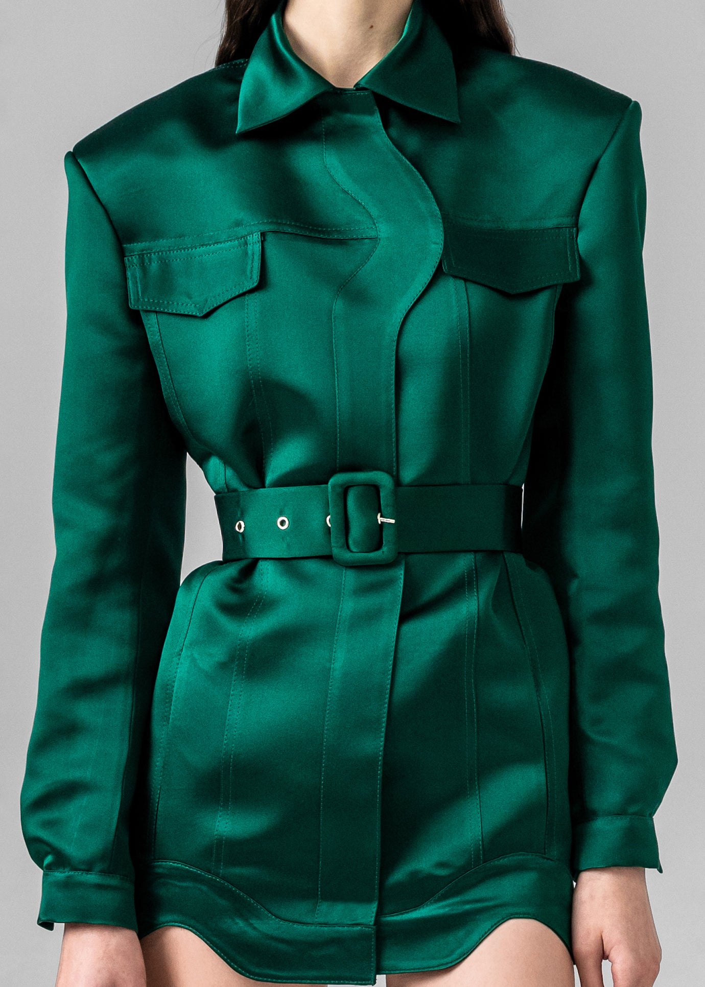 Gudu Jacket Dress #06 - Green