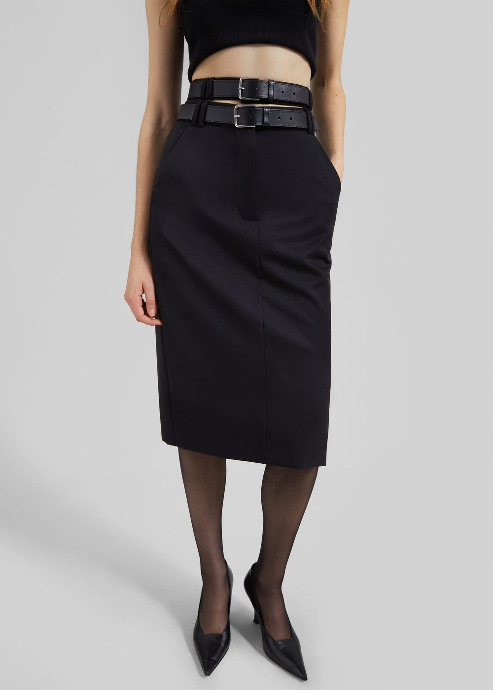 Gudu Skirt #04 - Black - 1