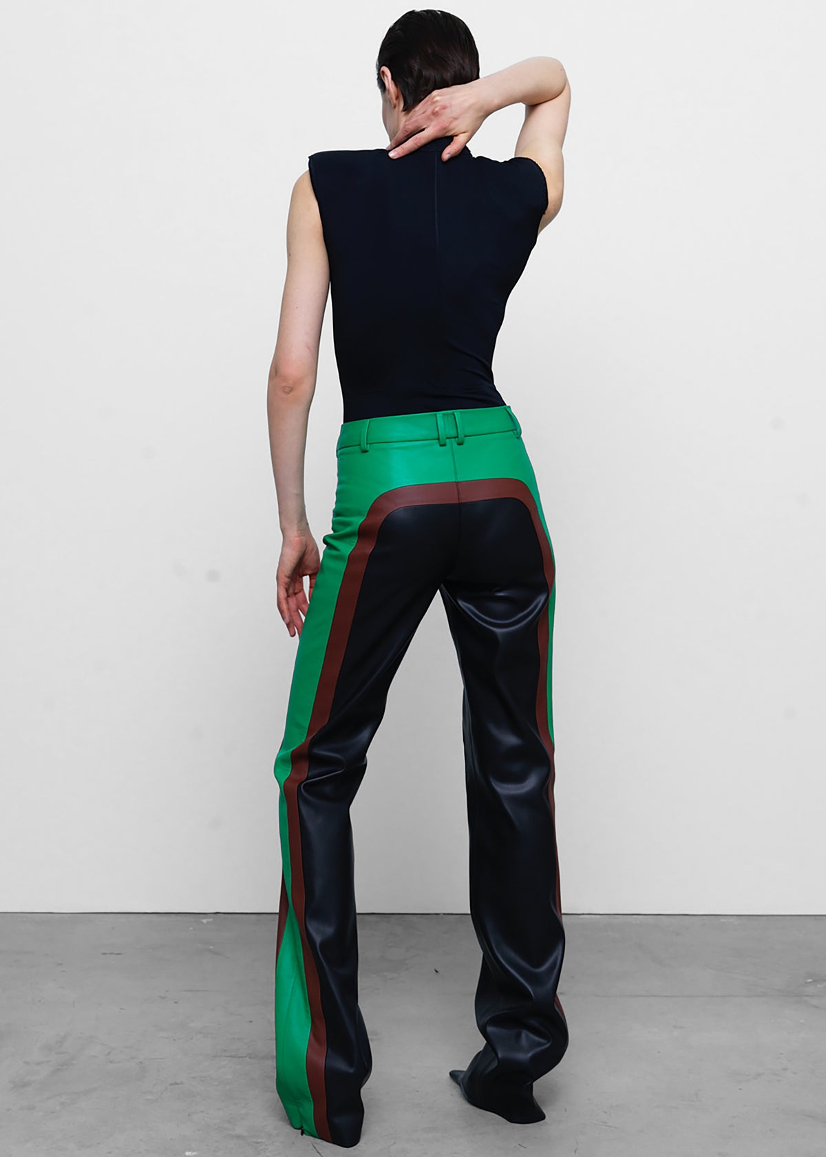 Gudu Trousers #05 - Black/Brown/Green