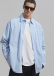 Gus Oversized Shirt - Sky