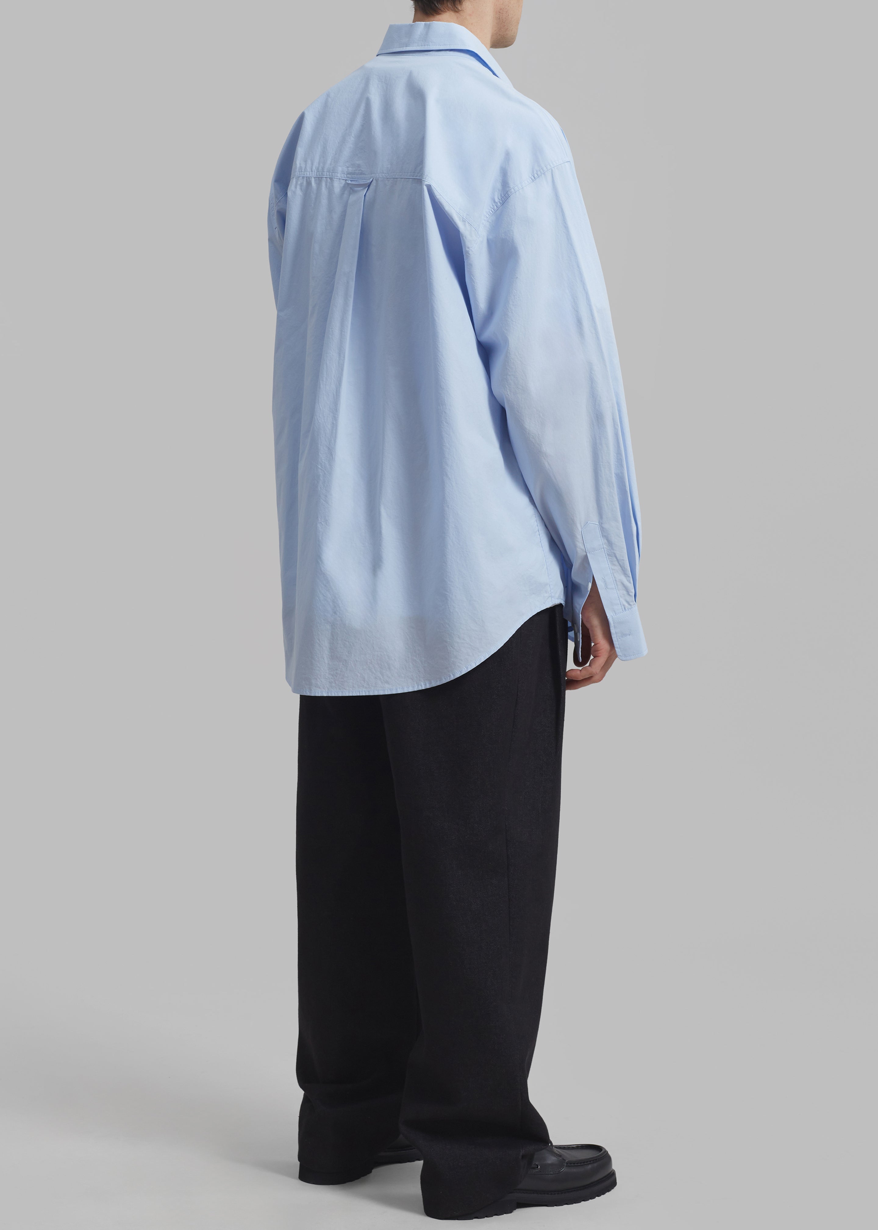 Gus Oversized Shirt - Sky – The Frankie Shop