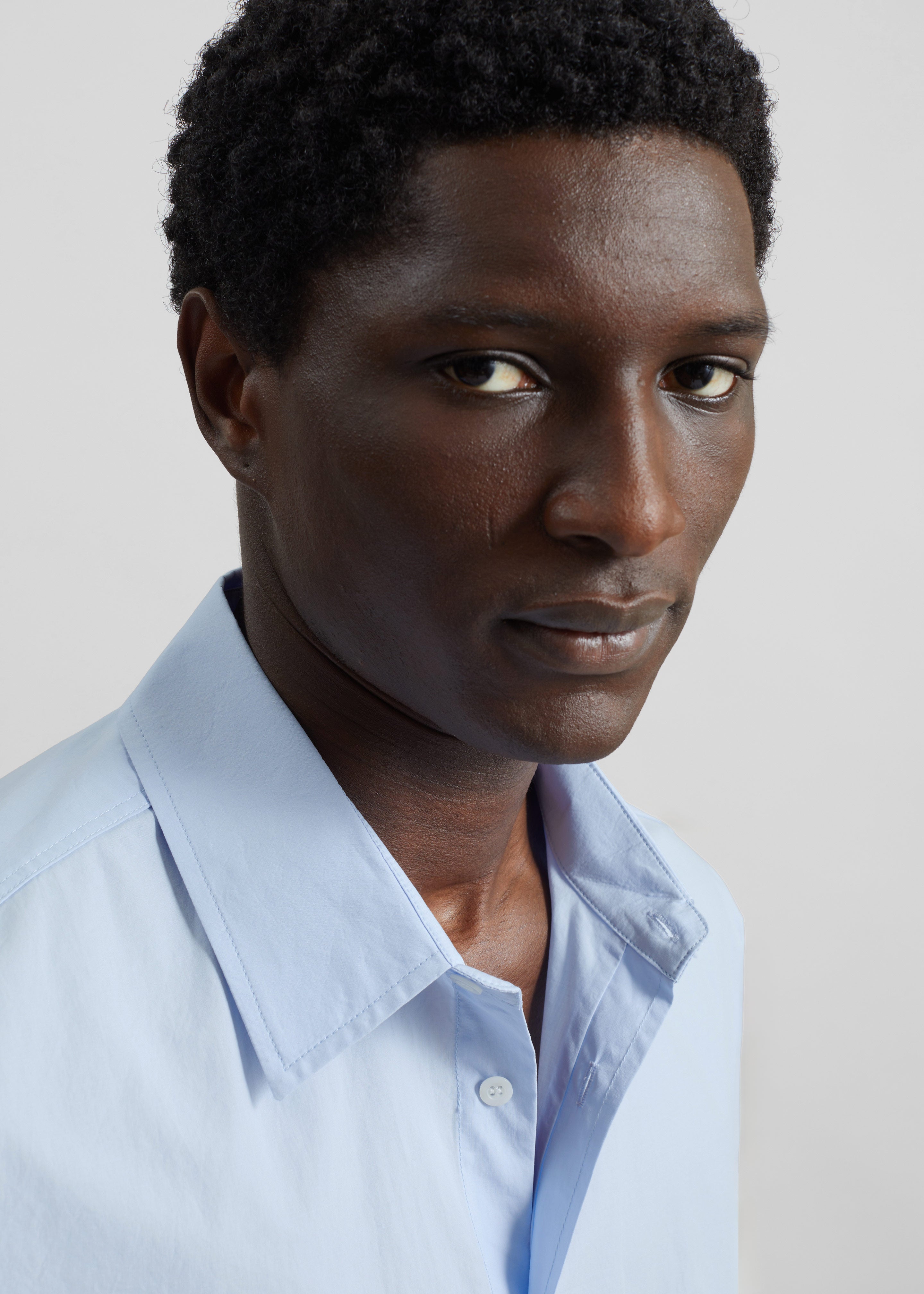 Gus Oversized Shirt - Sky - 7