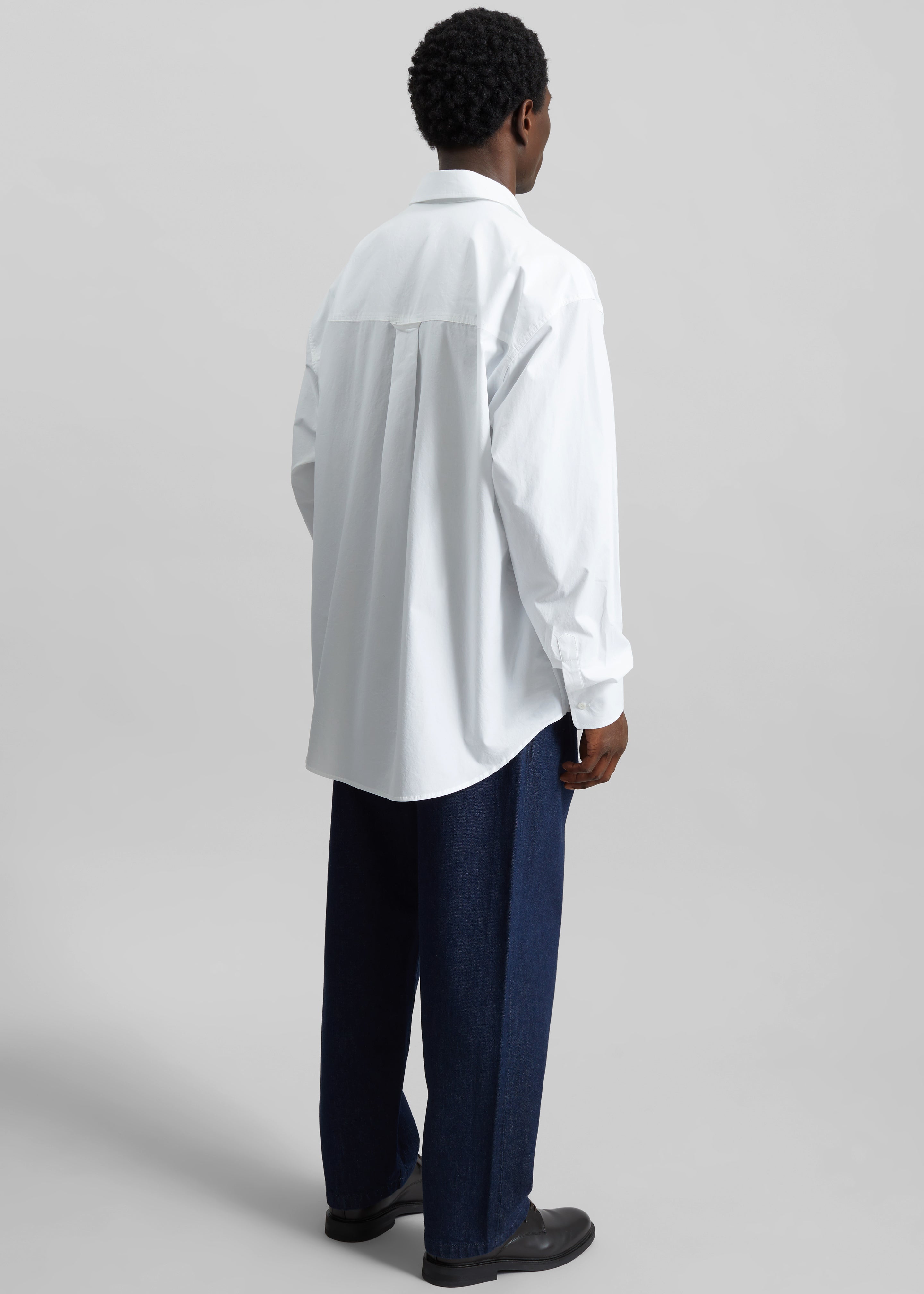 Gus Oversized Shirt - White - 17