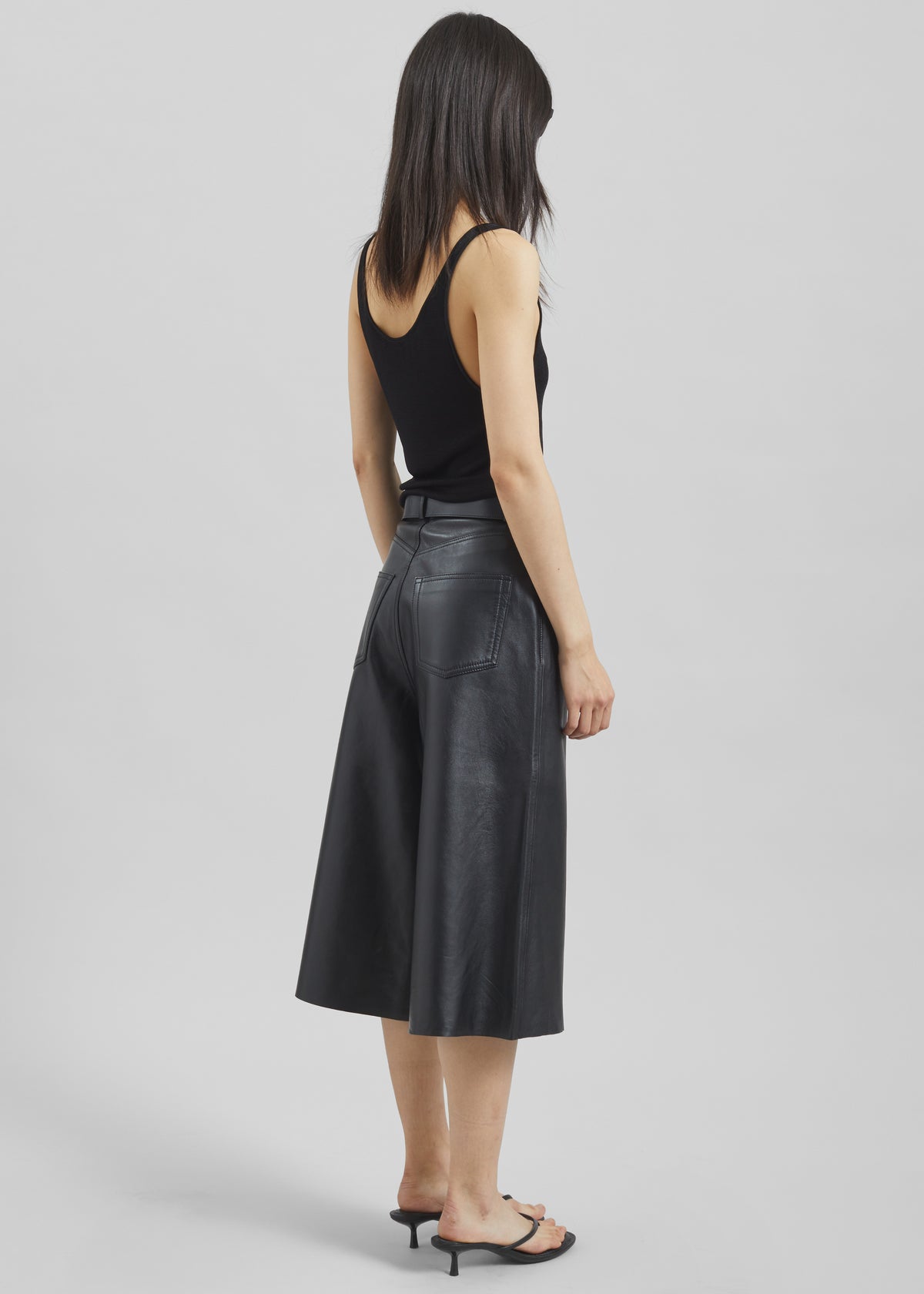 Haikure Belle Leather Shorts - Black - 9