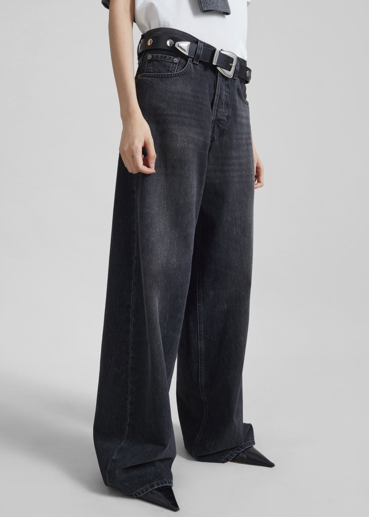 Haikure Bethany Jeans - Authentic Black Wash - 5