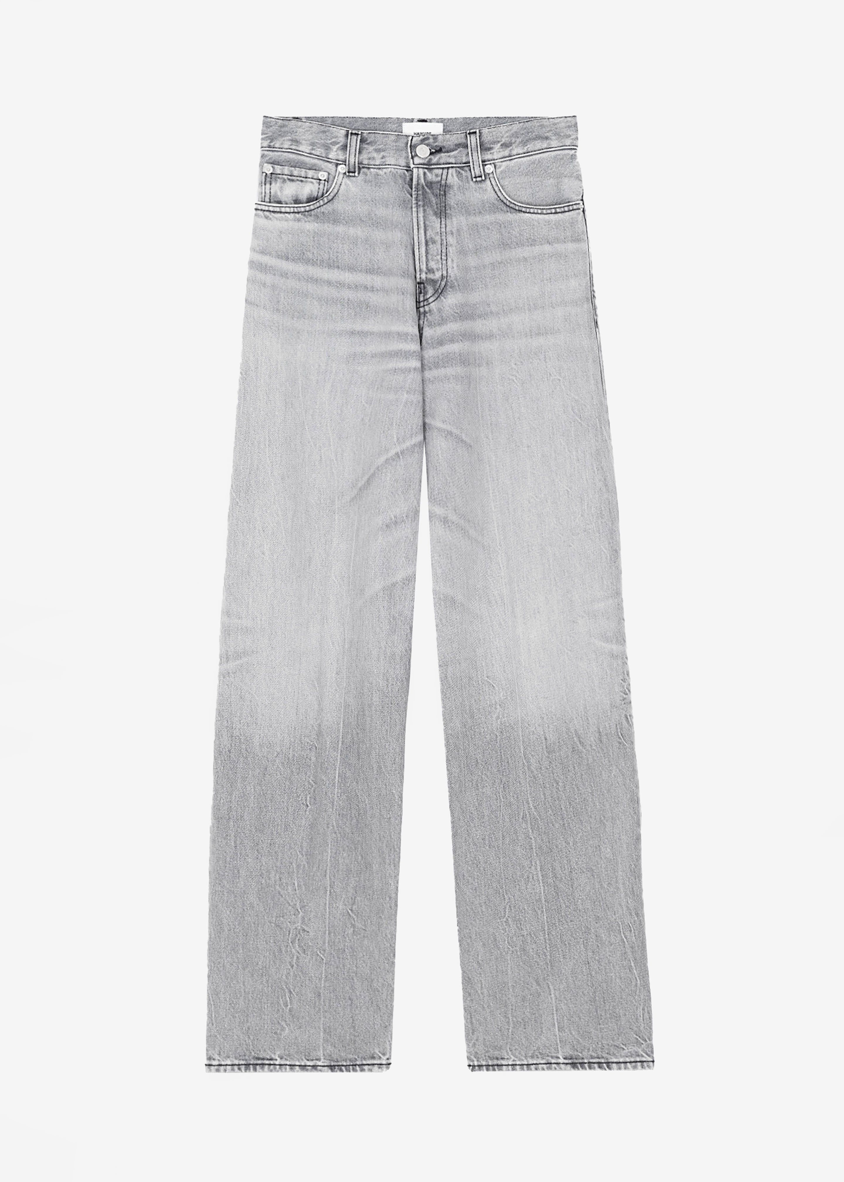 Haikure Bethany Wide Leg Jeans - Fog Grey - 10