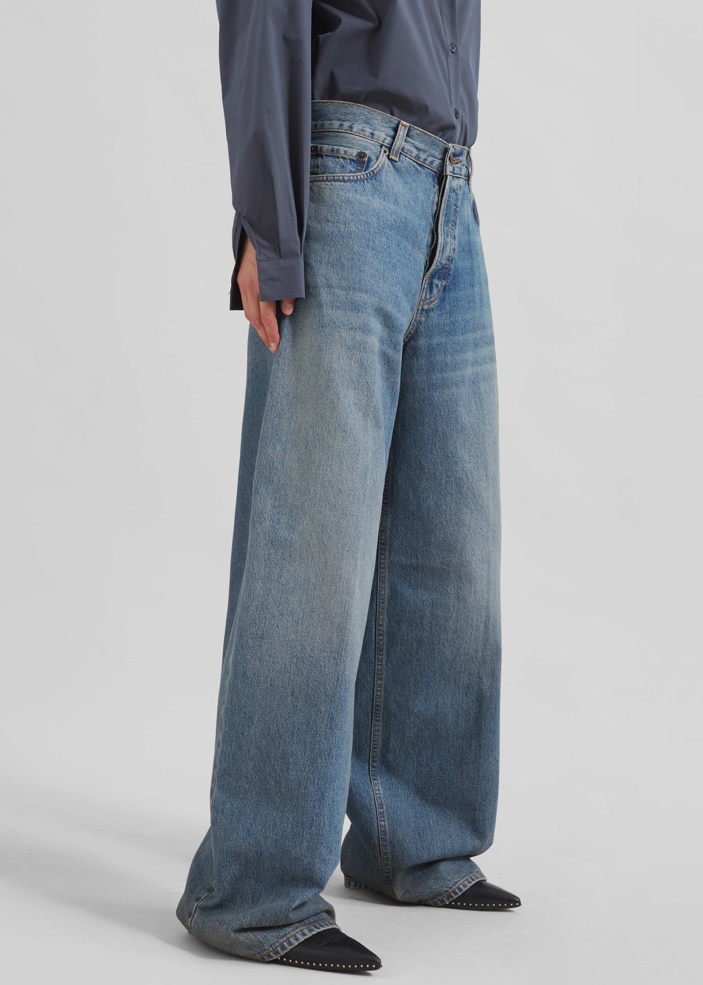 Haikure Bethany Jeans - Oil Blue - 1